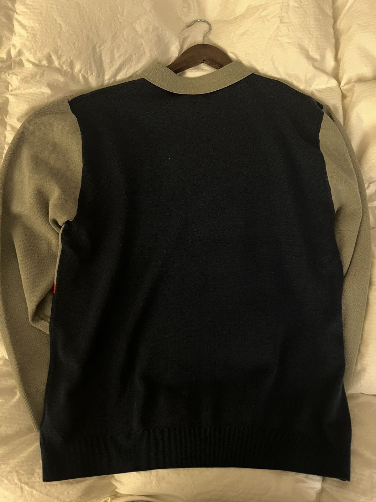 Malbon Malbon burgee sweater seagrass/navy mens M Size US M / EU 48-50 / 2 - 5 Thumbnail