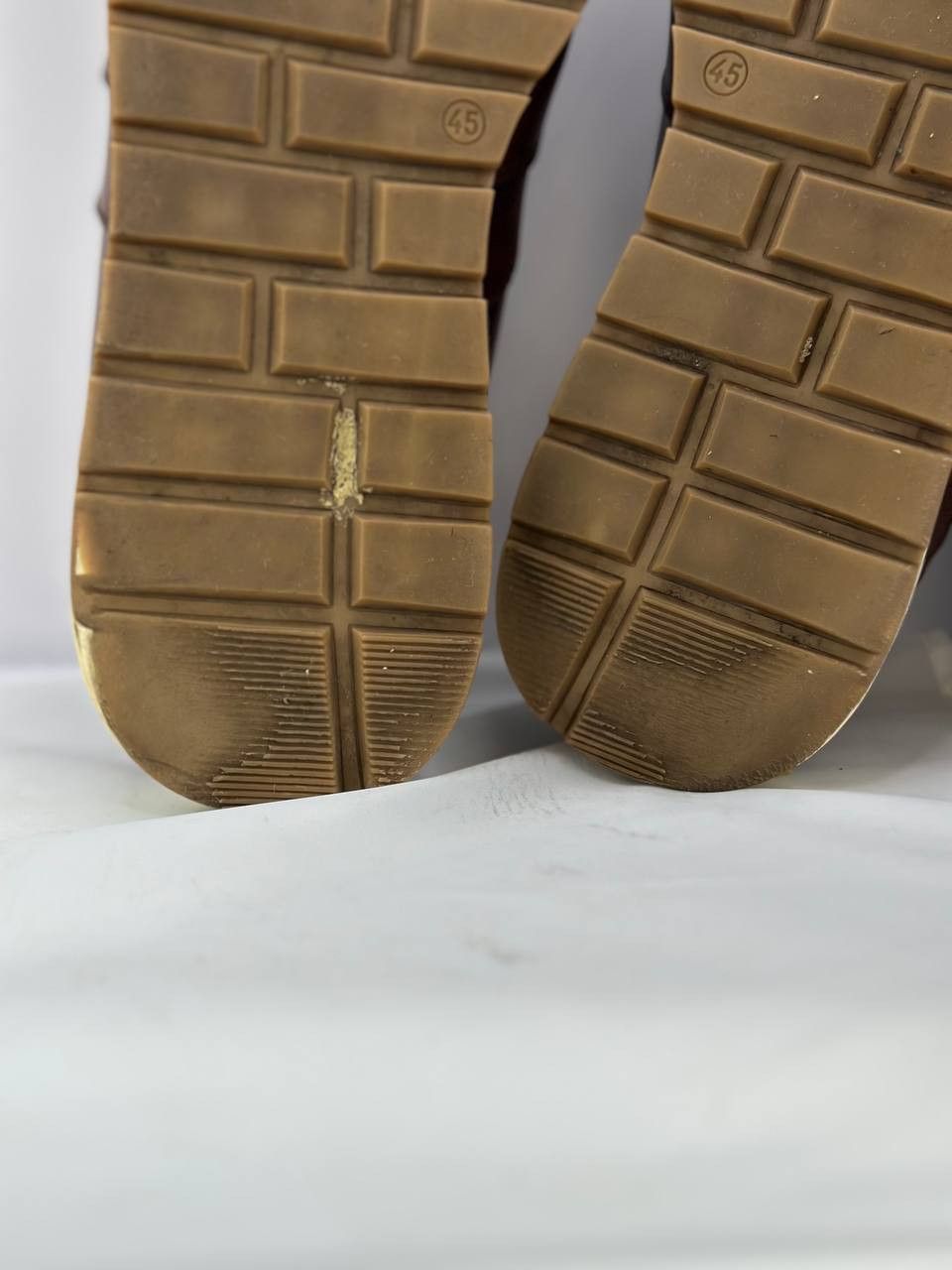 Russell & Bromley RUSSELL & BROMLEY Lomond Lace-Up Sneaker Shoes Brown Leather Size US 11.5 / EU 44-45 - 12 Thumbnail