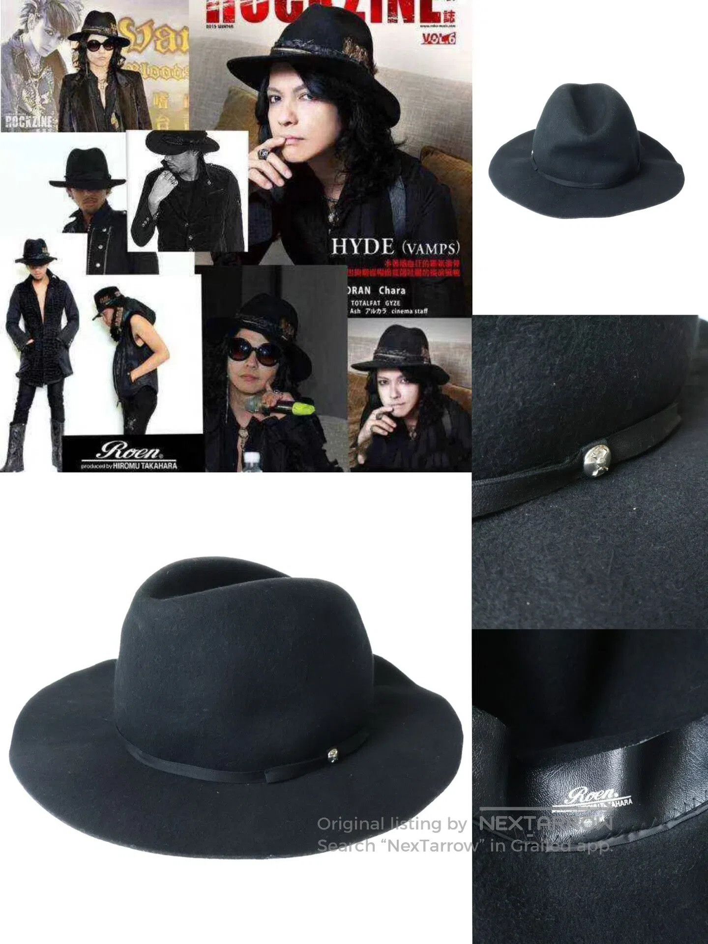Roen skull & guns studded distressed cadet hat | Grailed