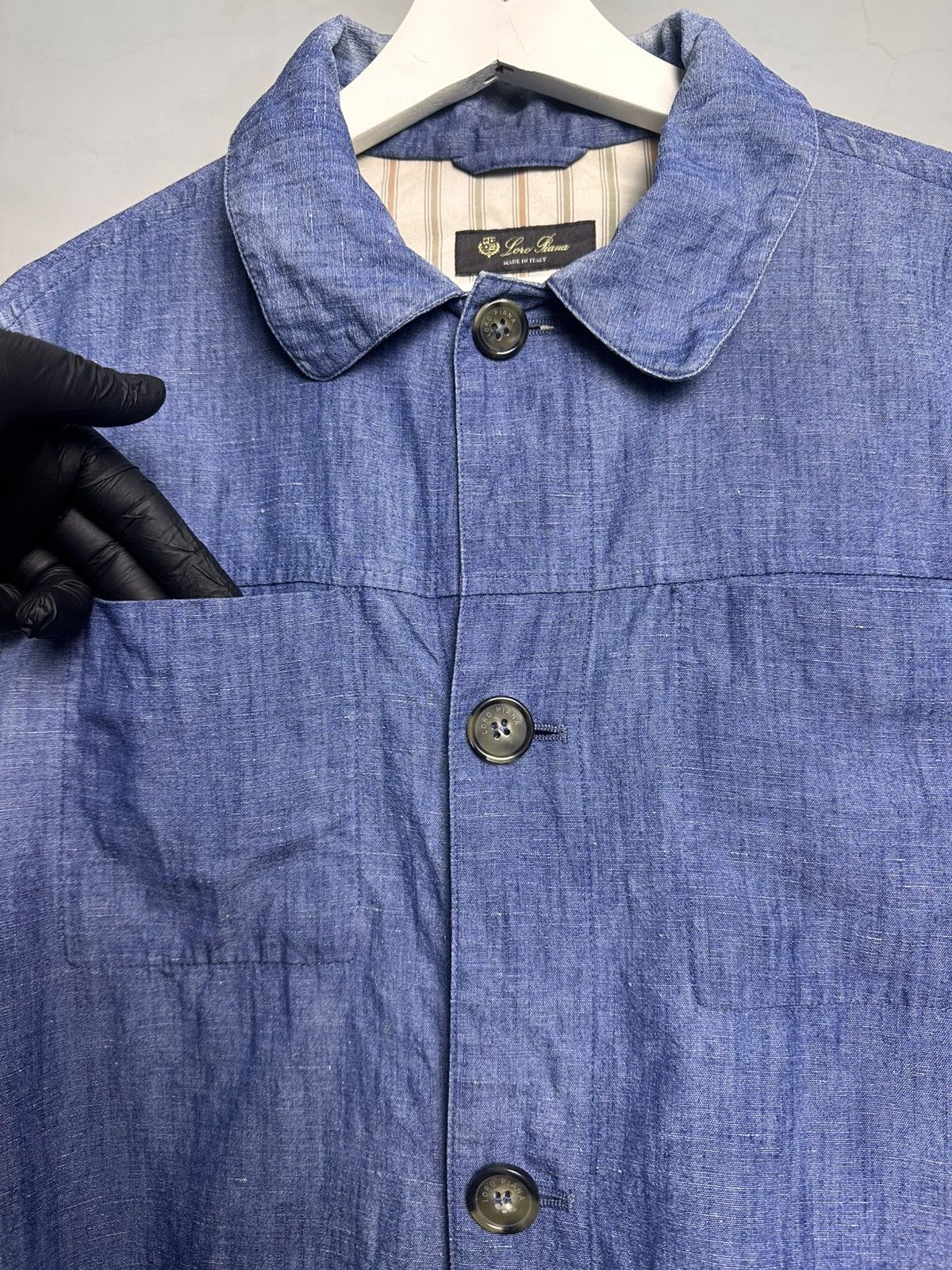 Loro Piana Loro Piana Cotton Boxy Overshirt Jacket Size US S / EU 44-46 / 1 - 3 Thumbnail