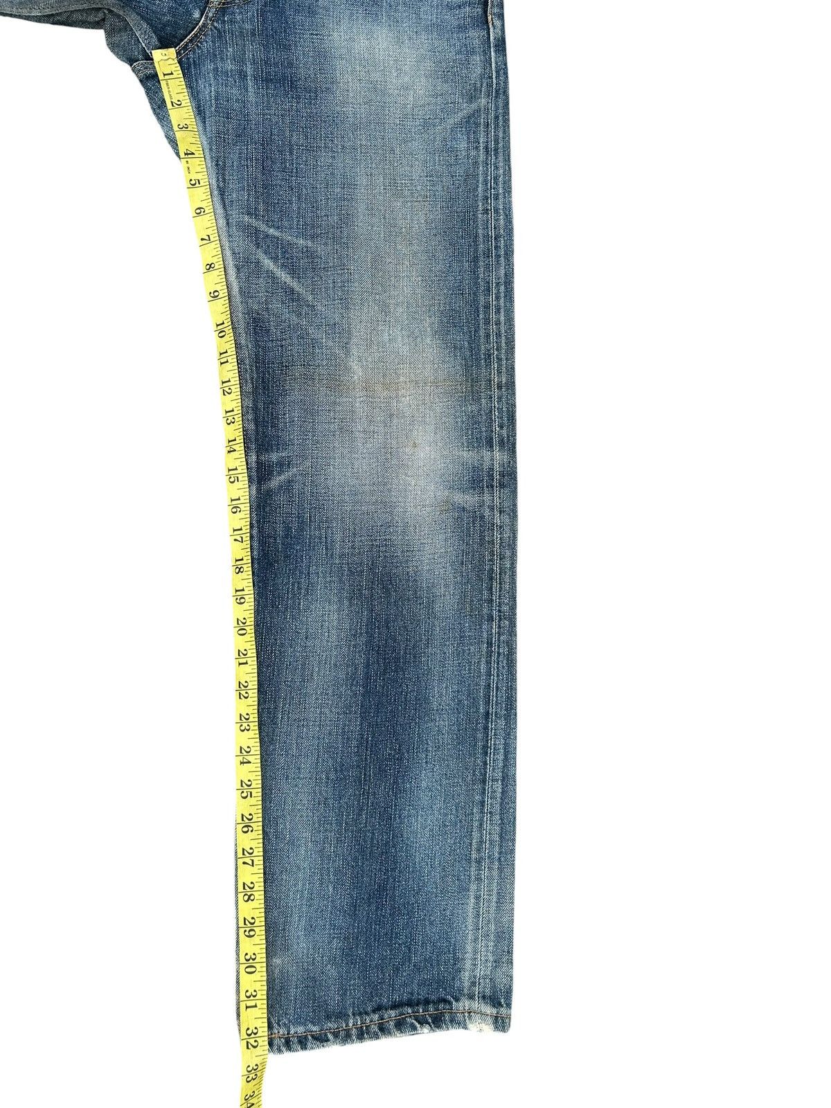 Kapital Vintage Edwin 505 Half Selvedge Distressed Dirty Denim Jeans Size US 30 / EU 46 - 20 Thumbnail