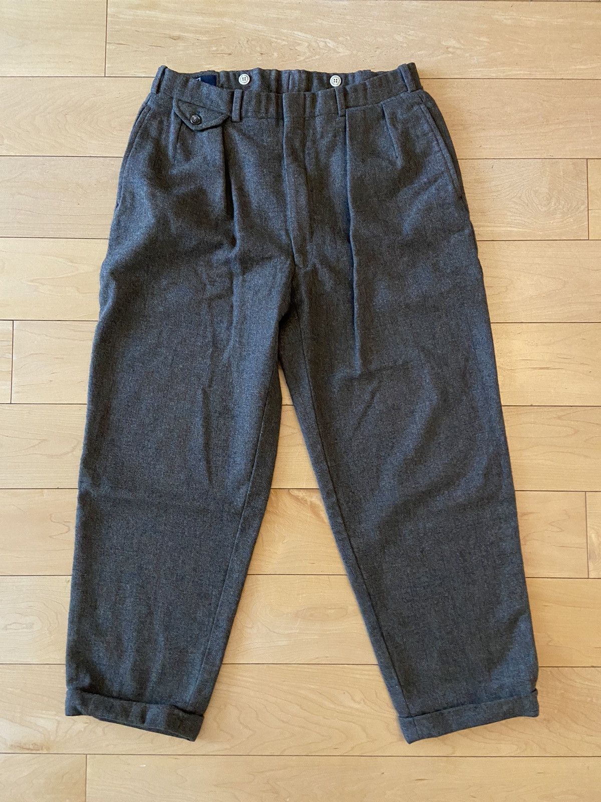 image of Baggy 90's Polo Ralph Laurent Pleated Trouser Wool Pants, Men's (Size 31)