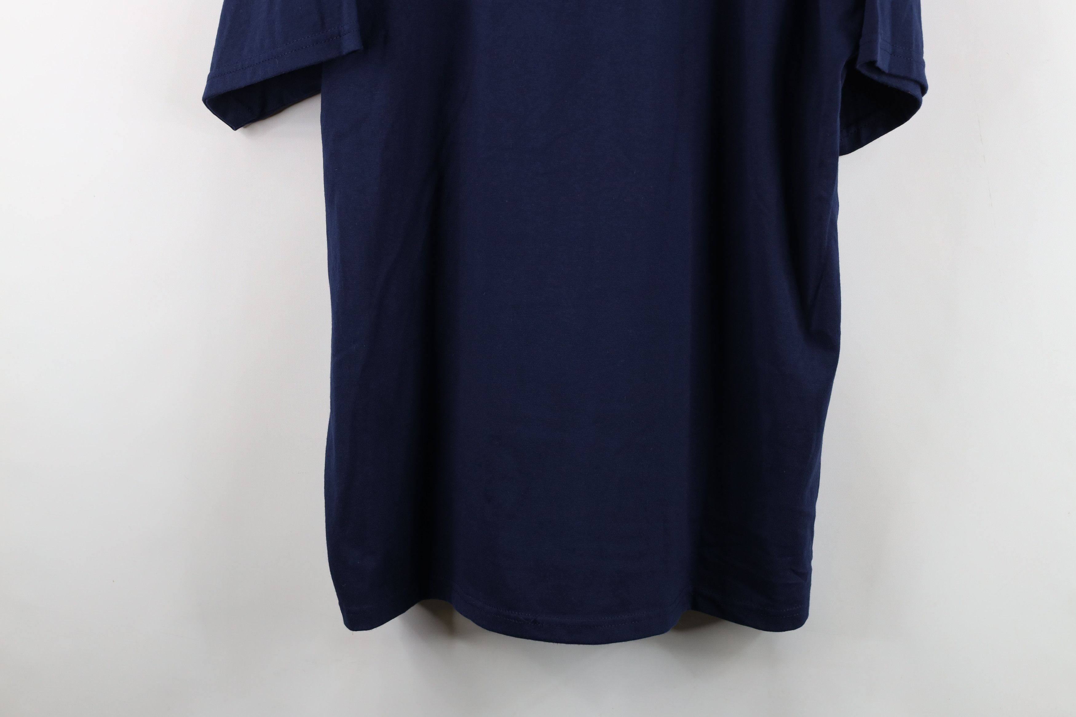 Vintage Vintage Y2K Streetwear Spell Ask Me If I Care T-Shirt Blue Size US XL / EU 56 / 4 - 11 Thumbnail