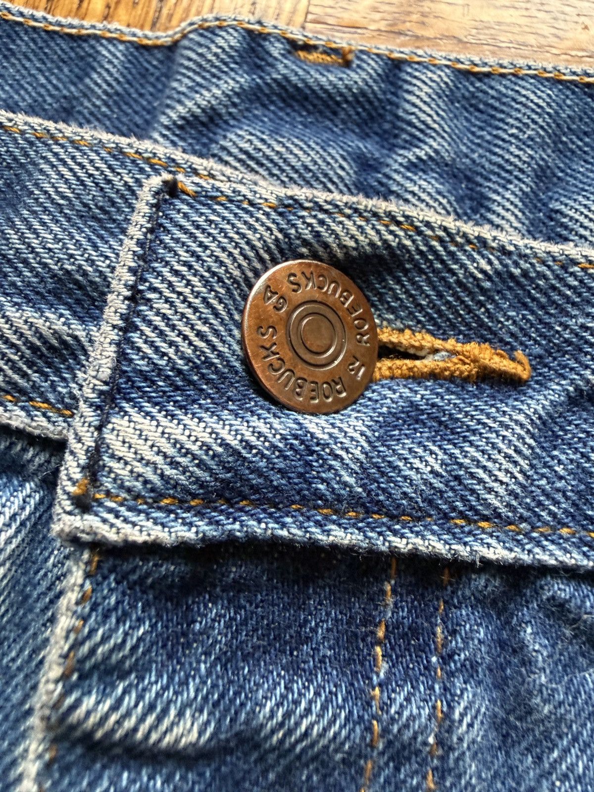 Sears Vintage 70s Sears Roebuck Denim Jeans Size US 33 - 6 Thumbnail