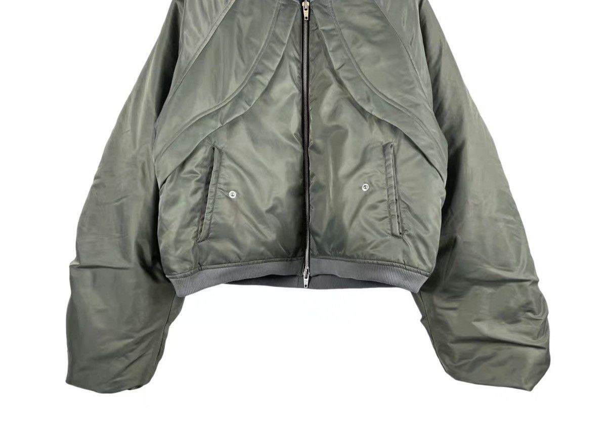 FAR FROM WHAT Far Archive 23FW Curved Sleeve Hooded Puffer Jacket J31 Size US XS / EU 42 / 0 - 4 Thumbnail