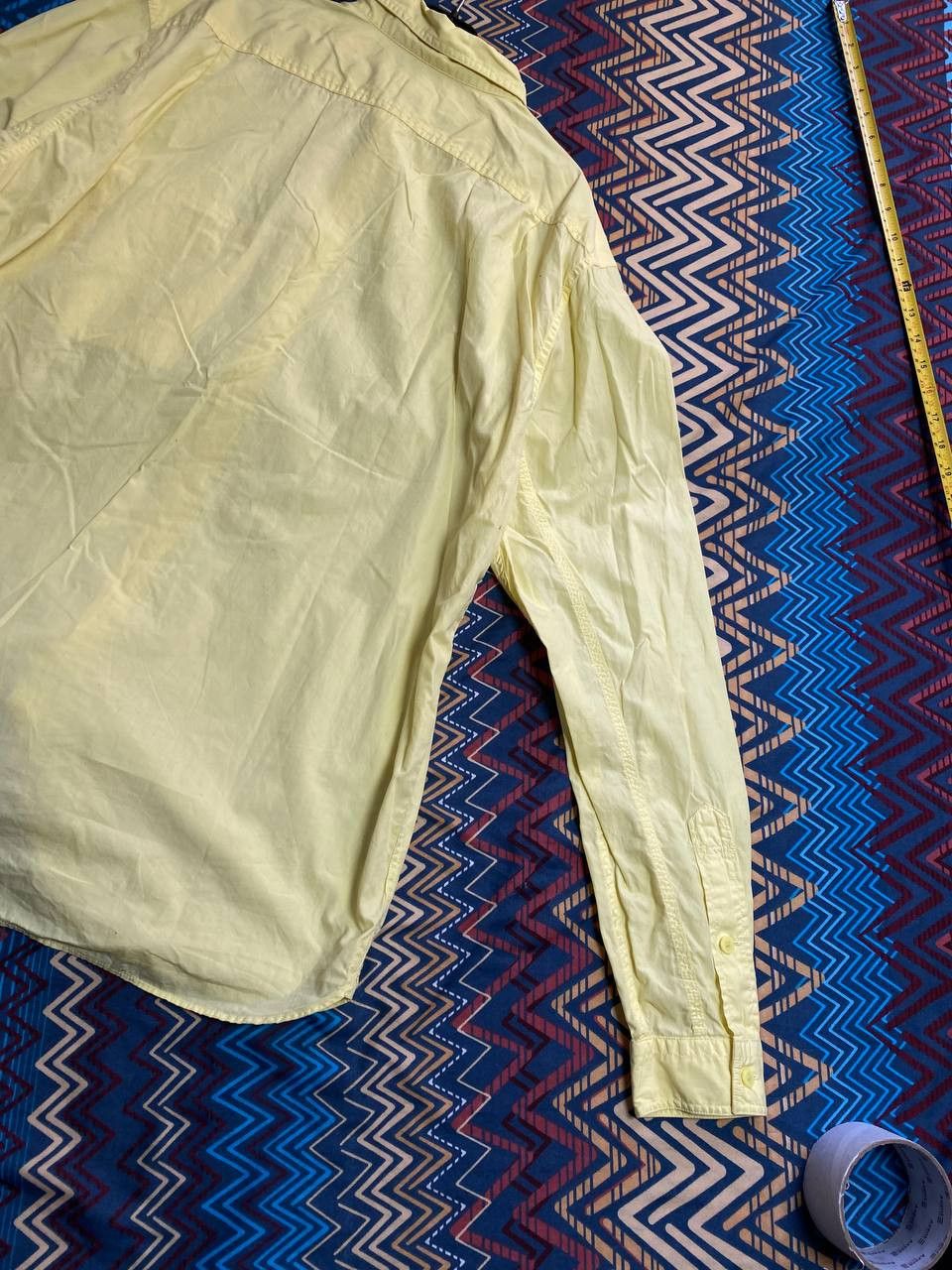 Lacoste Vintage Y2K shirt yellow Lacoste logo streetwear Size US L / EU 52-54 / 3 - 19 Thumbnail