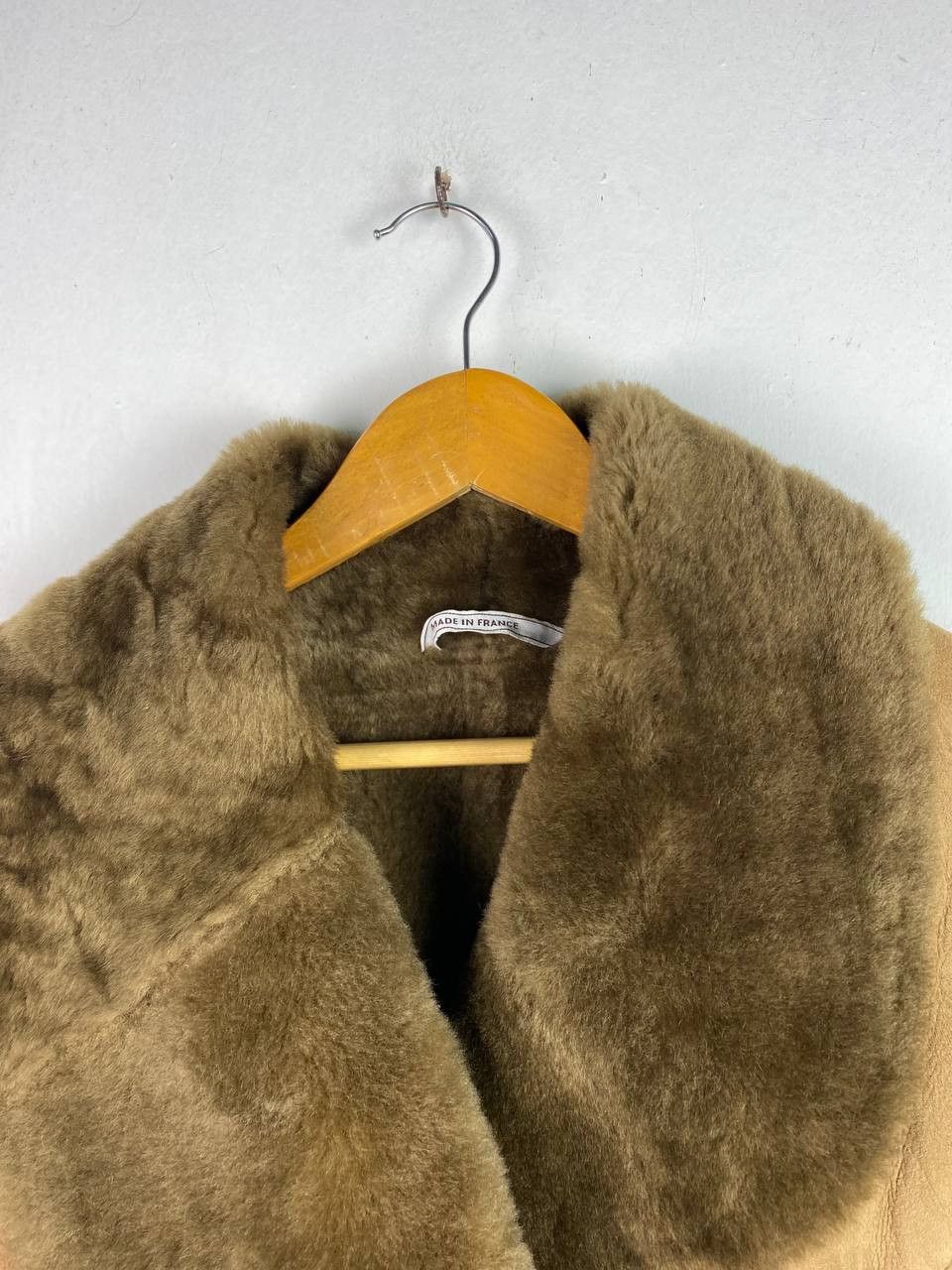 Leather Vintage F.P. Clint Cropped Shearling Mouton Jacket Size US L / EU 52-54 / 3 - 2 Thumbnail