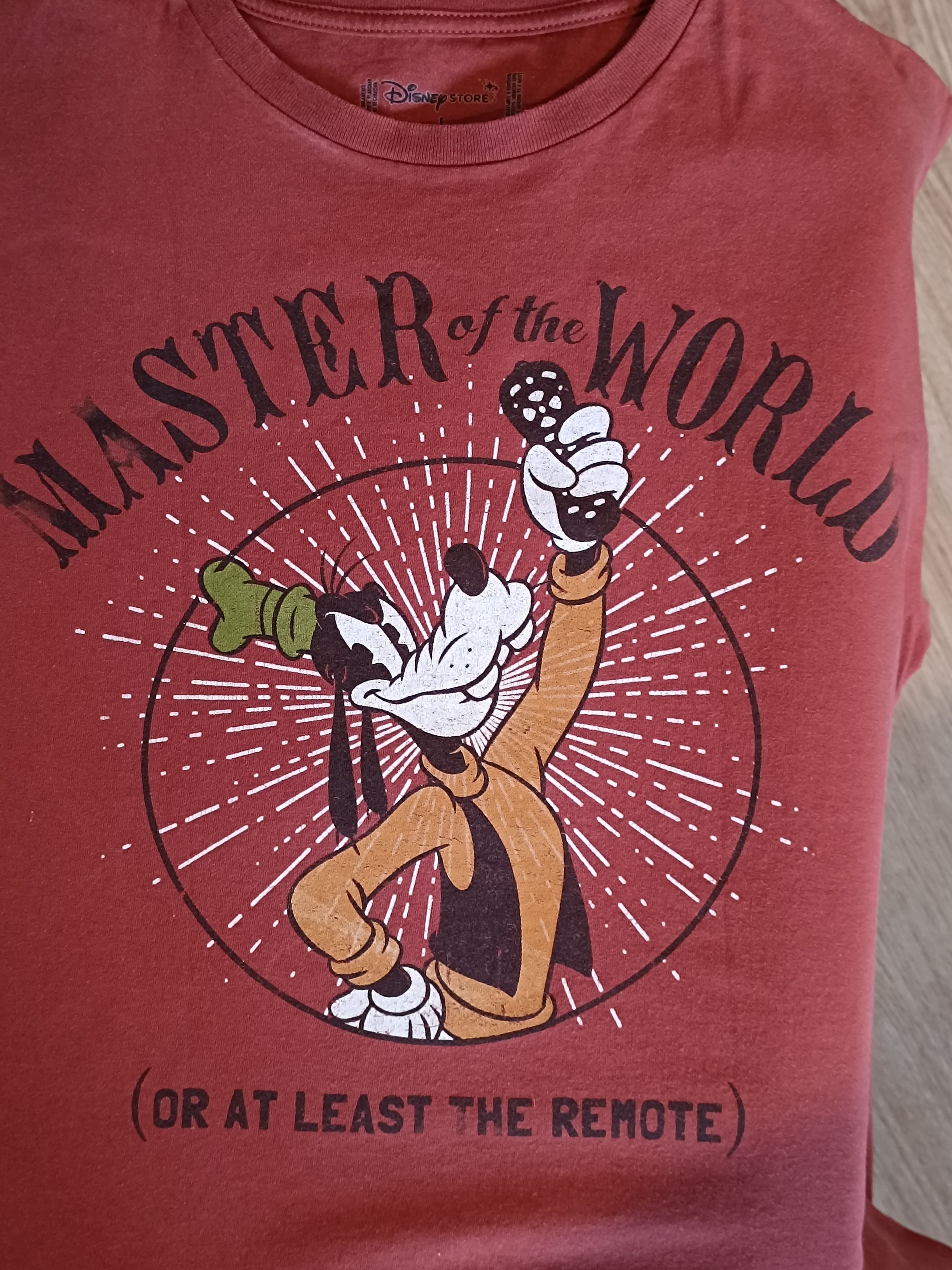 Disney × Vintage Orange T-shirt / Goofy / Disney Size US L / EU 52-54 / 3 - 3 Thumbnail