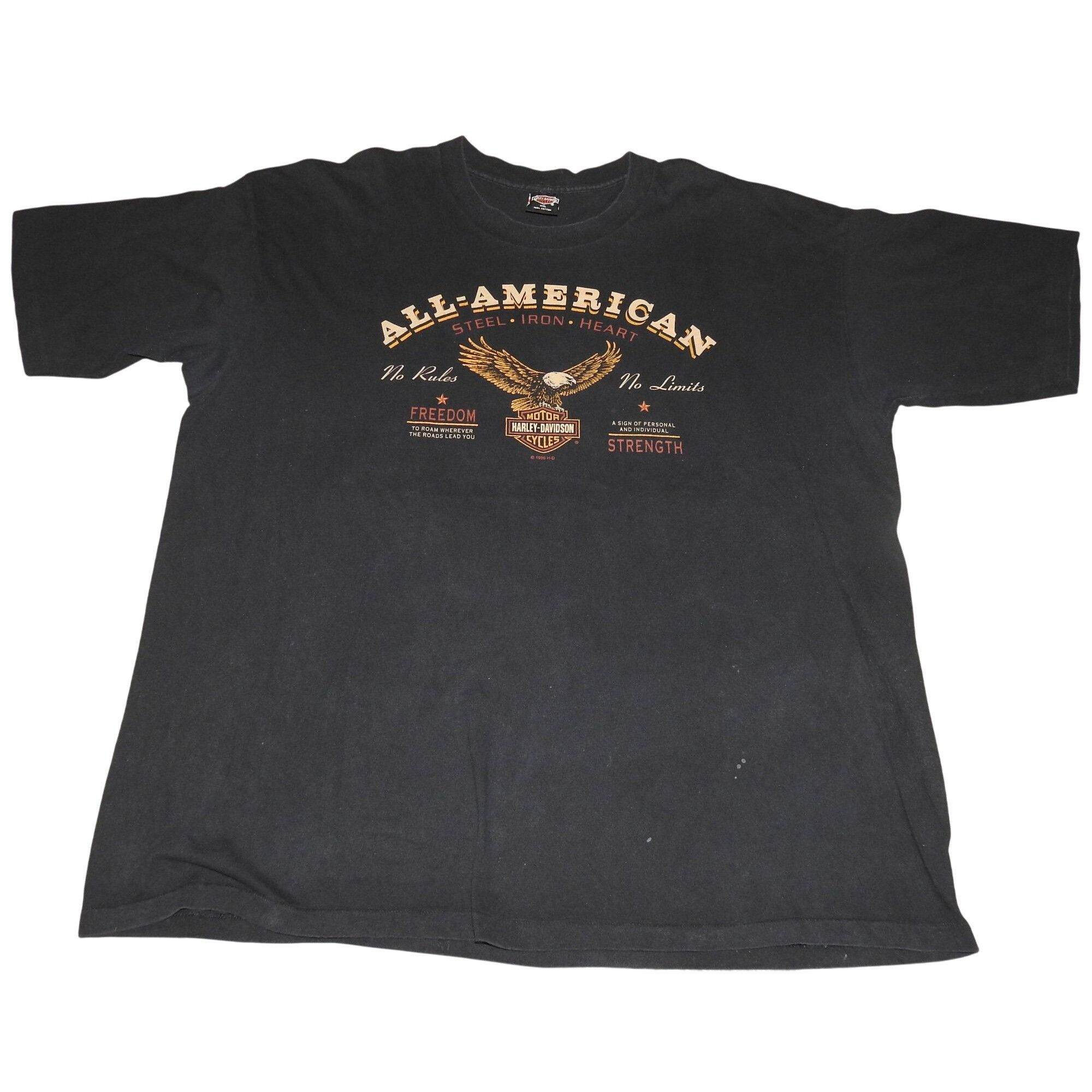 Harley Davidson Vintage 1995 Harley-Davidson All American No Rules No Limits Size US XXL / EU 58 / 5 - 1 Thumbnail