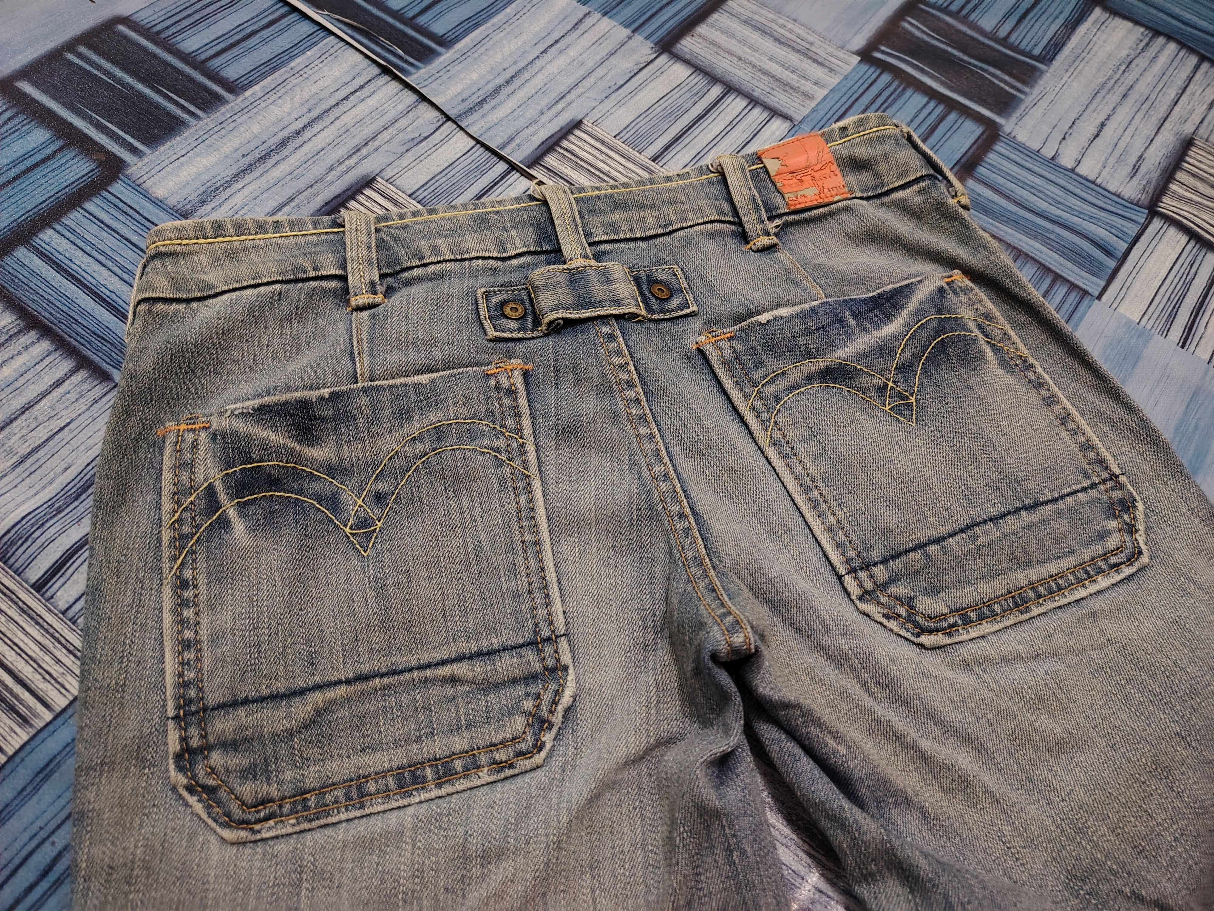 Levi's Japanese Levi's Lady Style Distressed denim Flare Jeans Size US 29 - 24 Thumbnail