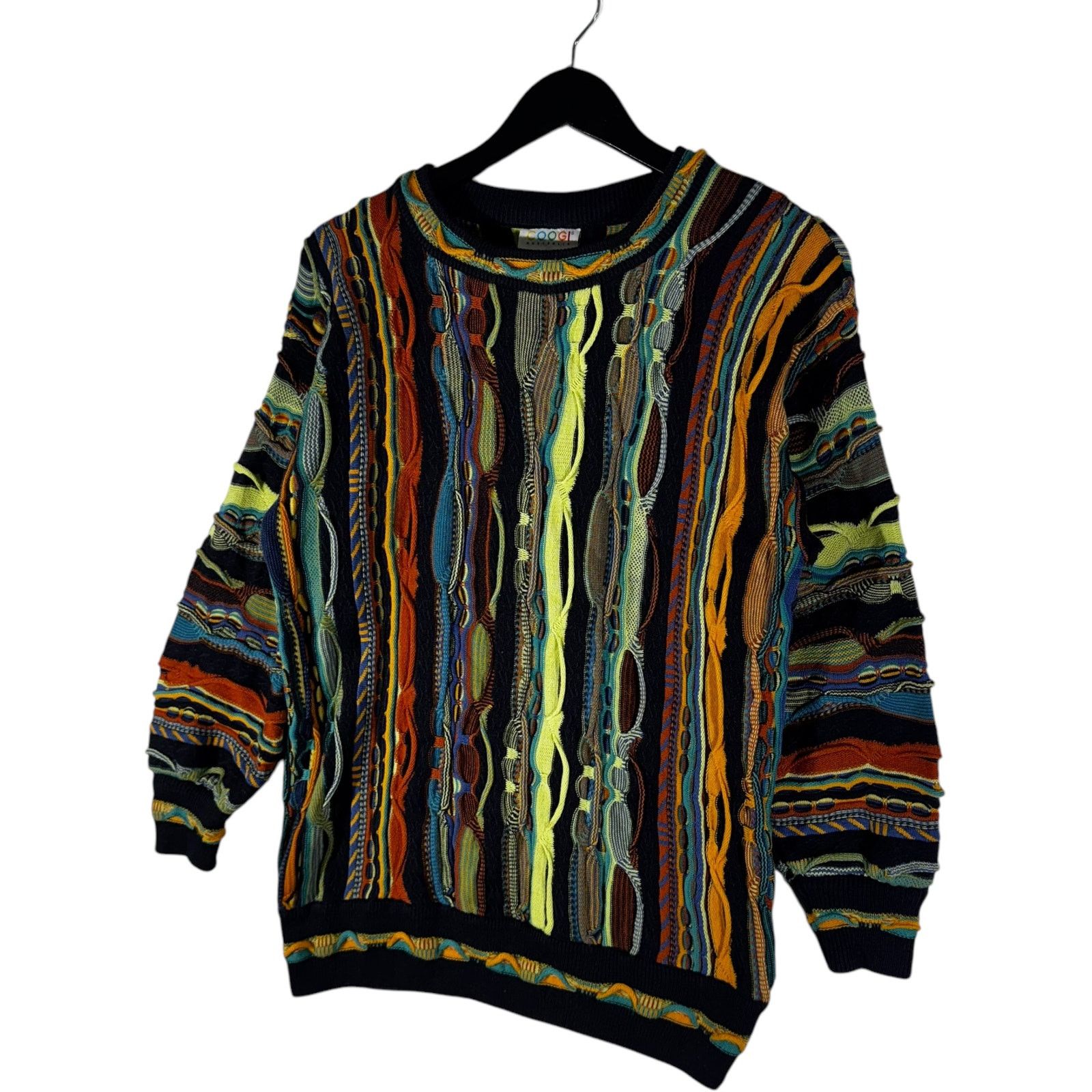 Coogi Vintage Coogi 3D Patterned Pullover Sweater Size US M / EU 48-50 / 2 - 3 Thumbnail
