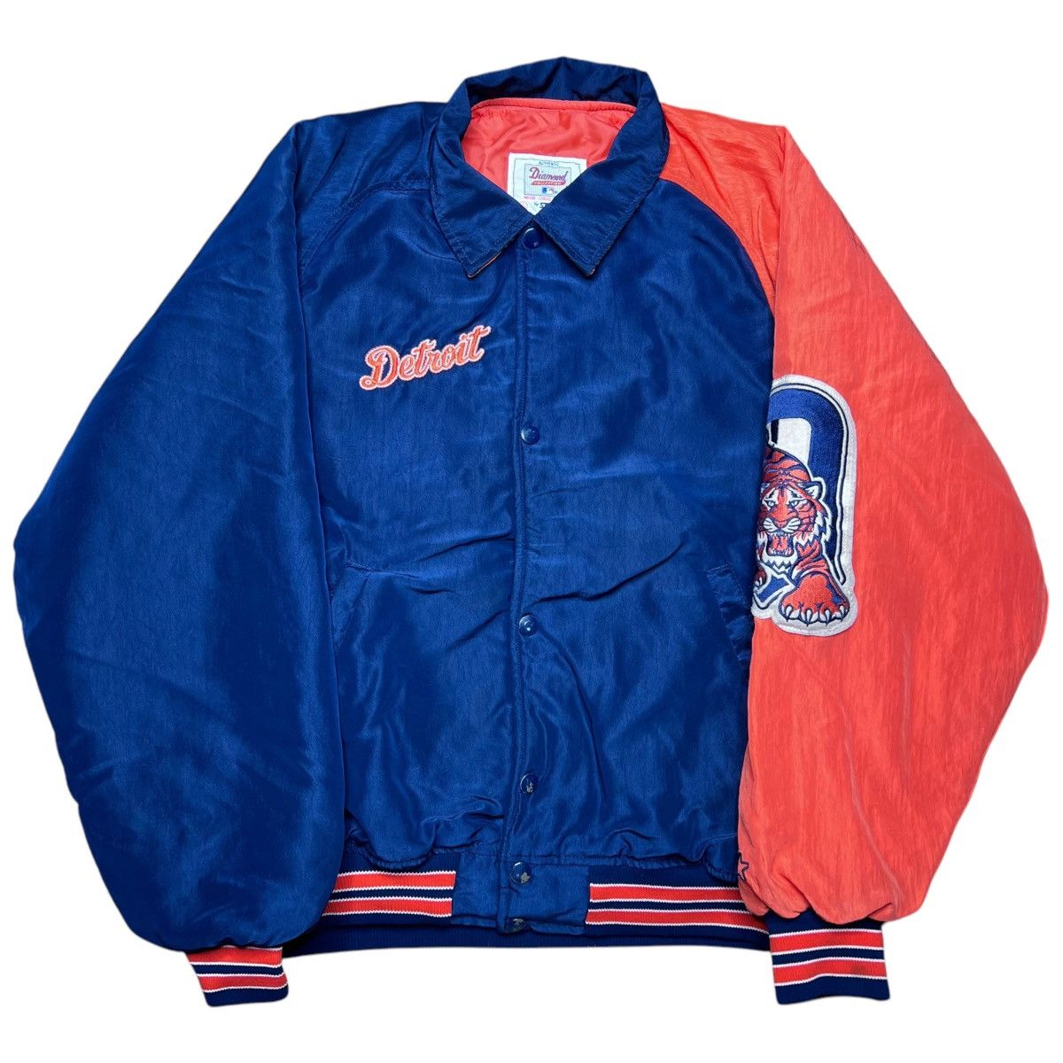 MLB × Starter × Vintage Vintage 1990s MLB Detroit Tigers Sleeve Logo Starter Jacket Size US S / EU 44-46 / 1 - 1 Thumbnail