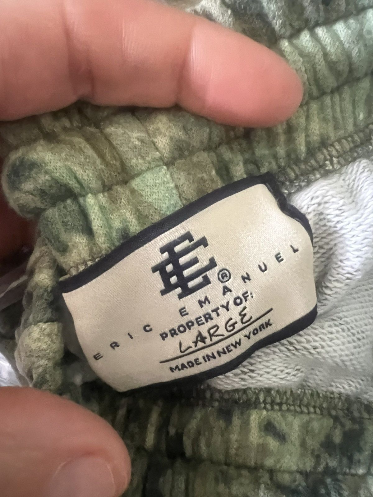 Eric Emanuel Eric Emanuel green leafy camo embroidered E sweatpants large Size US 32 / EU 48 - 3 Thumbnail