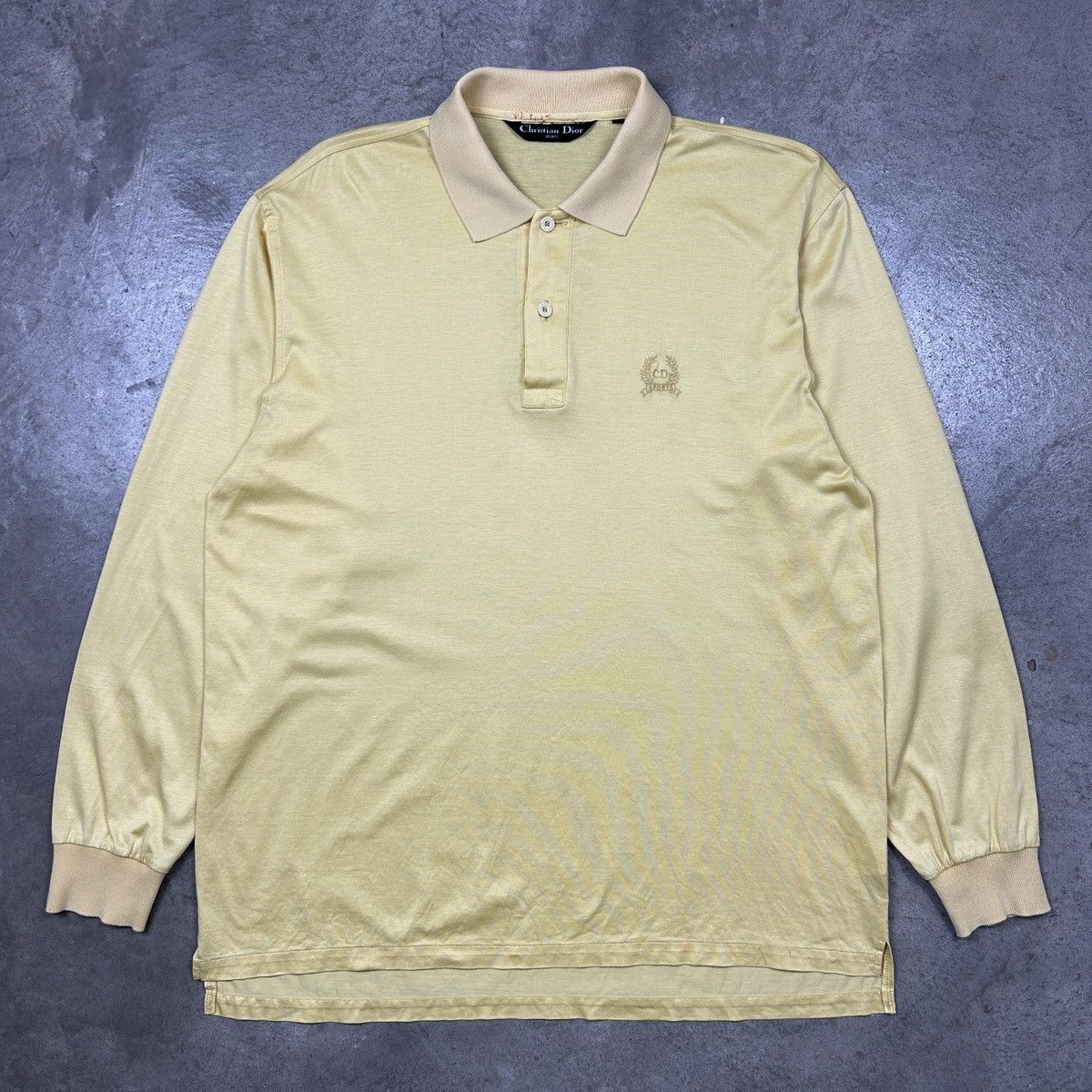 Christian Dior Monsieur × Vintage 1990s Christian Dior Sports - Longsleeve Size US L / EU 52-54 / 3 - 8 Thumbnail