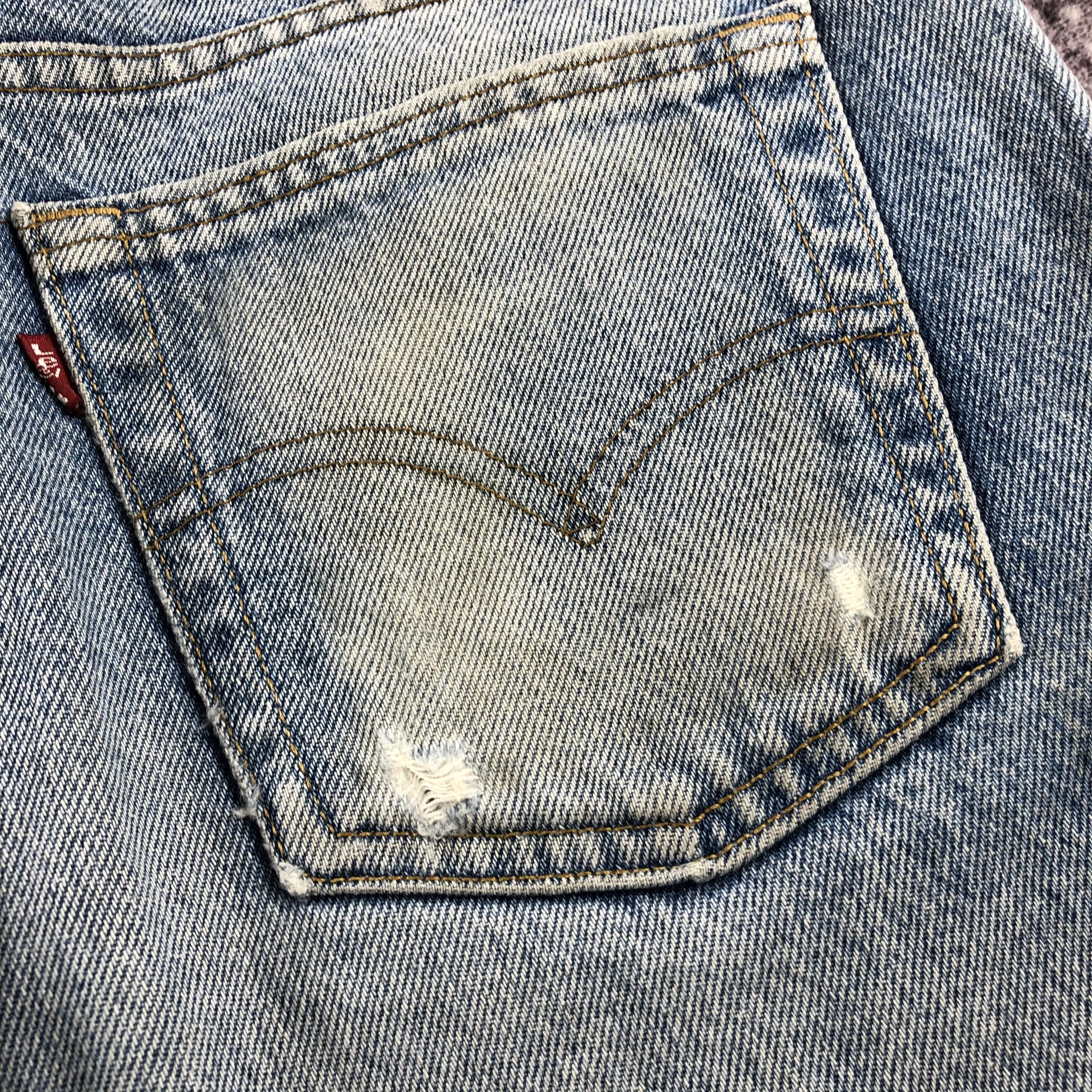 Levi's × Vintage Vintage 90s Blue Wash Levis 505 Jeans-JM2174 Size US 33 - 7 Thumbnail