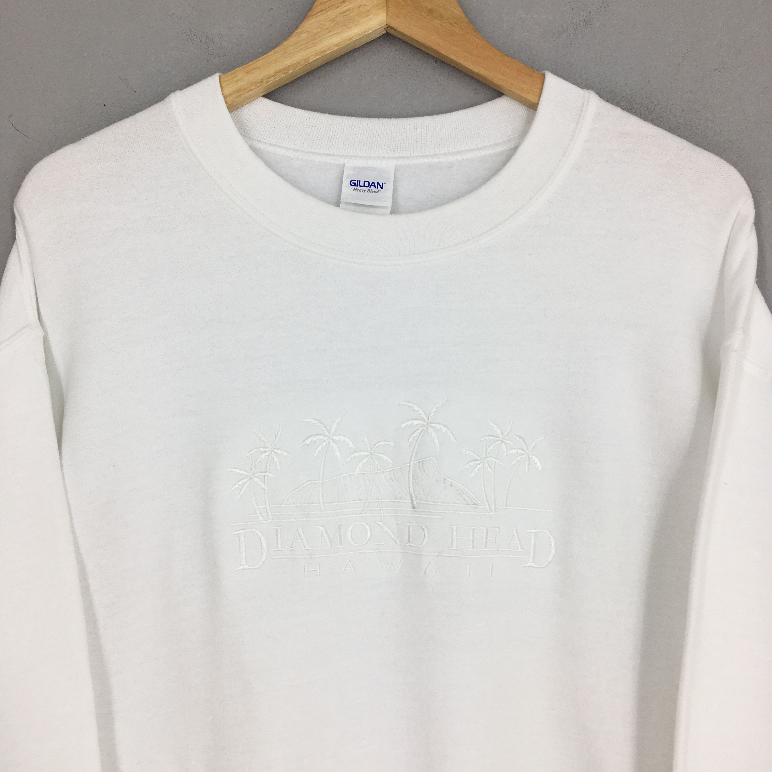 Diamond Head Vintage 90s Diamond Head Hawaii Sweatshirt Medium Size US M / EU 48-50 / 2 - 2 Thumbnail
