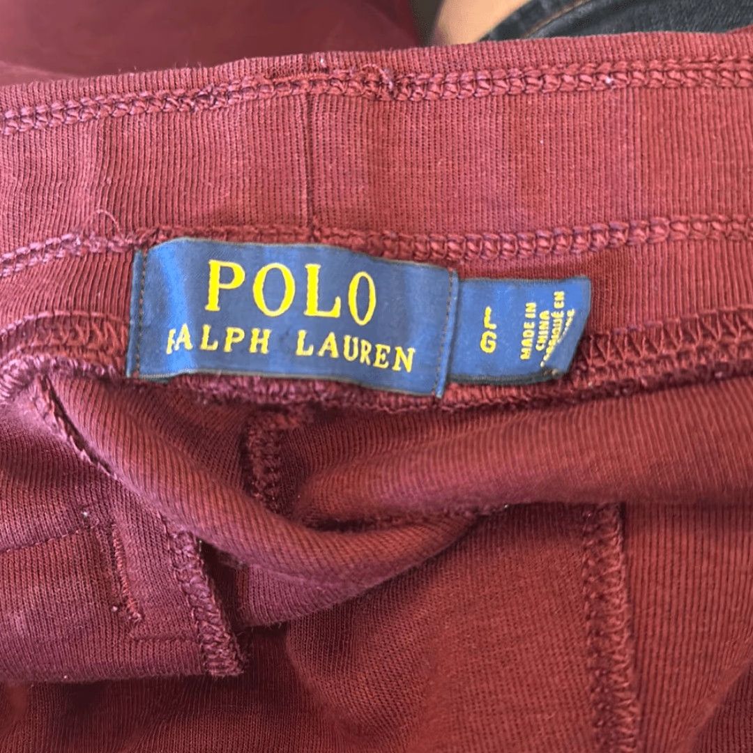 Polo Ralph Lauren Polo Ralph Lauren Joggers Sweatpants Mens L Burgundy Zip Pockets Track Pants Multicolor Size US L / EU 52-54 / 3 - 6 Thumbnail