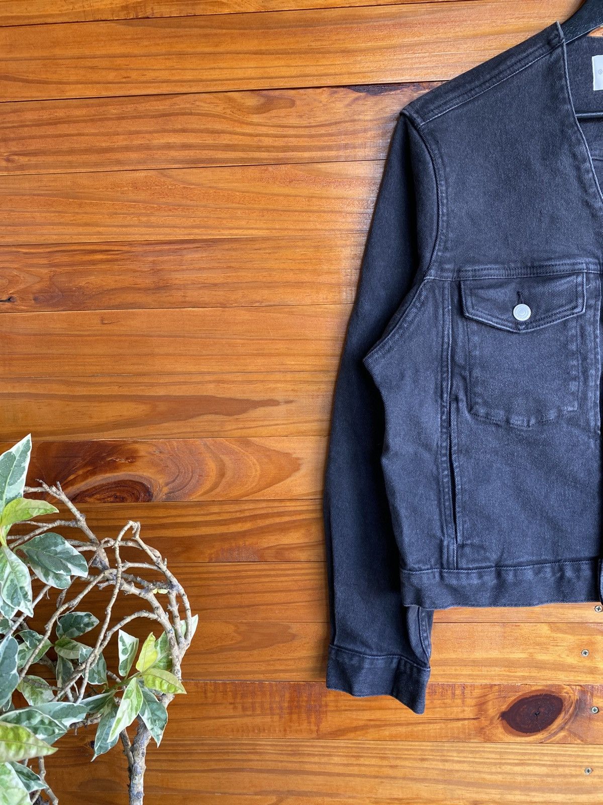GU GU x Beautiful People Black Denim V-Neck Jacket Collab Size XL / US 12-14 / IT 48-50 - 6 Thumbnail