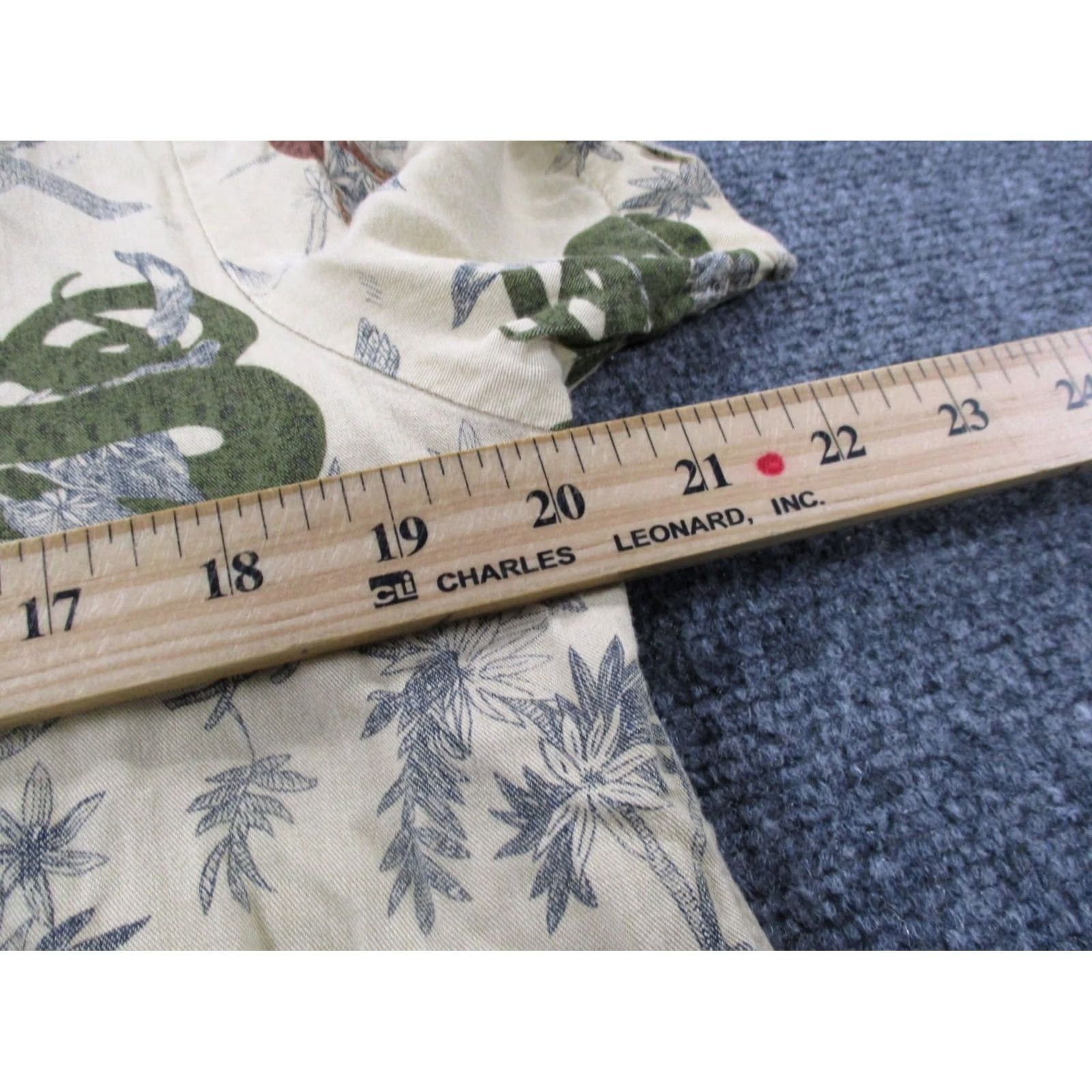 Scotch & Soda VINTAGE Scotch Soda Shirt Mens L Viscose Hawaiian Snake Bird Print Loose Beach Bonjour Beige Size US L / EU 52-54 / 3 - 5 Thumbnail