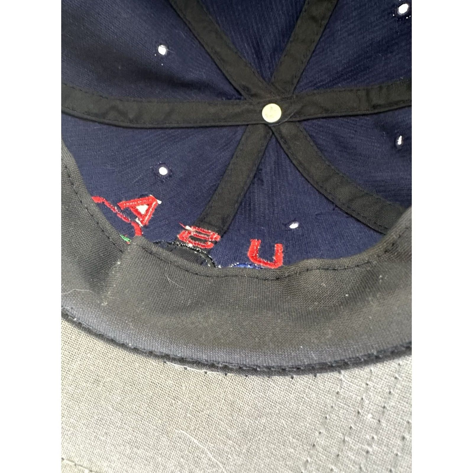 Starter VINTAGE Starter USA Corduroy Blue Strapback Hat Adjustable Men 90s Very Clean Size ONE SIZE - 6 Thumbnail
