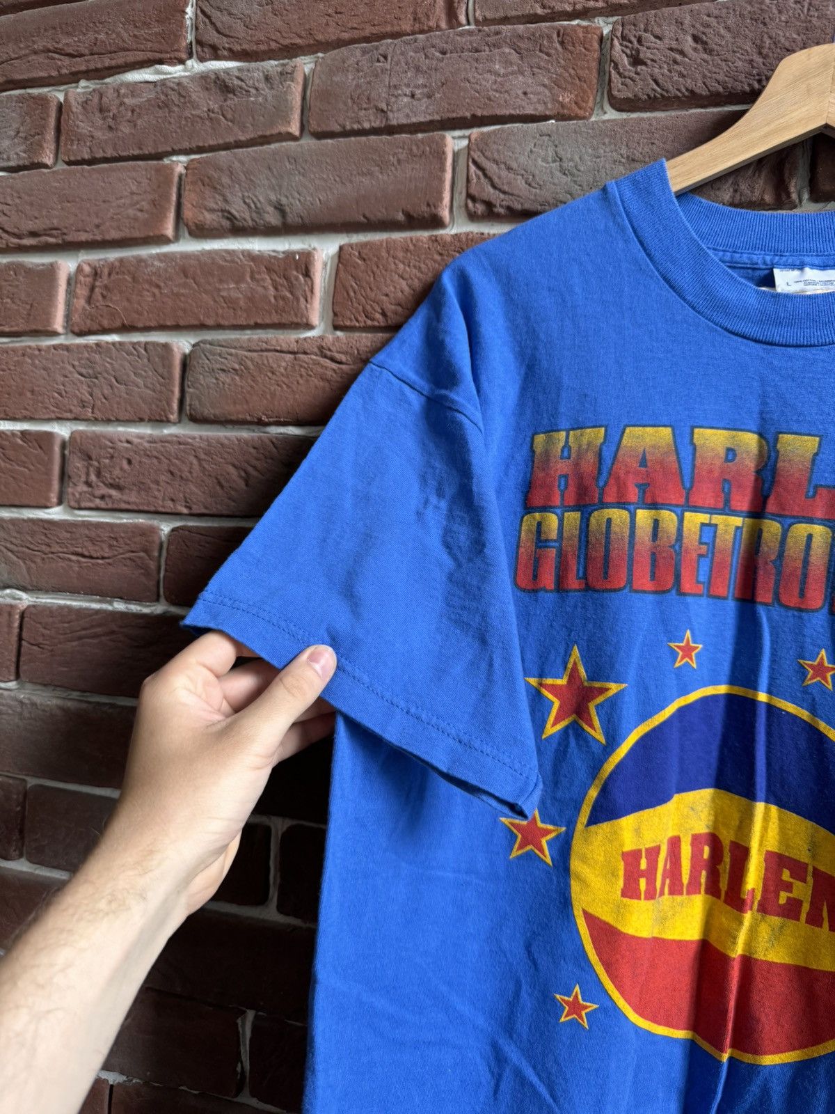 Harlem Globetrotters 90s Harlem Globetrotters Tour Vintage NBA T-Shirt rare hype Size US L / EU 52-54 / 3 - 6 Thumbnail