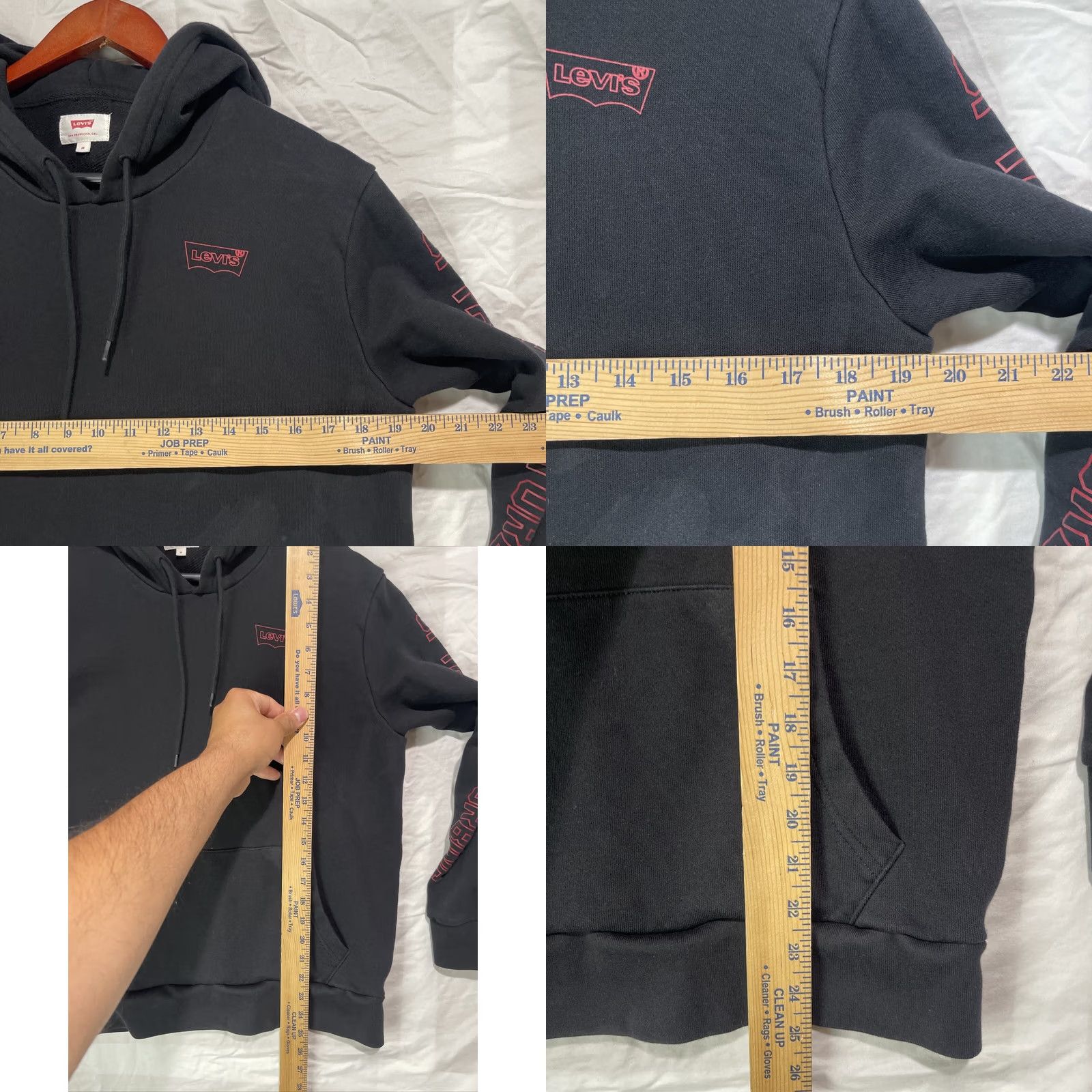 Levi's VINTAGE Darth Vader Hoodie Mens Medium Black Levis Star Wars Pullover Sweatshirt Size US M / EU 48-50 / 2 - 8 Thumbnail