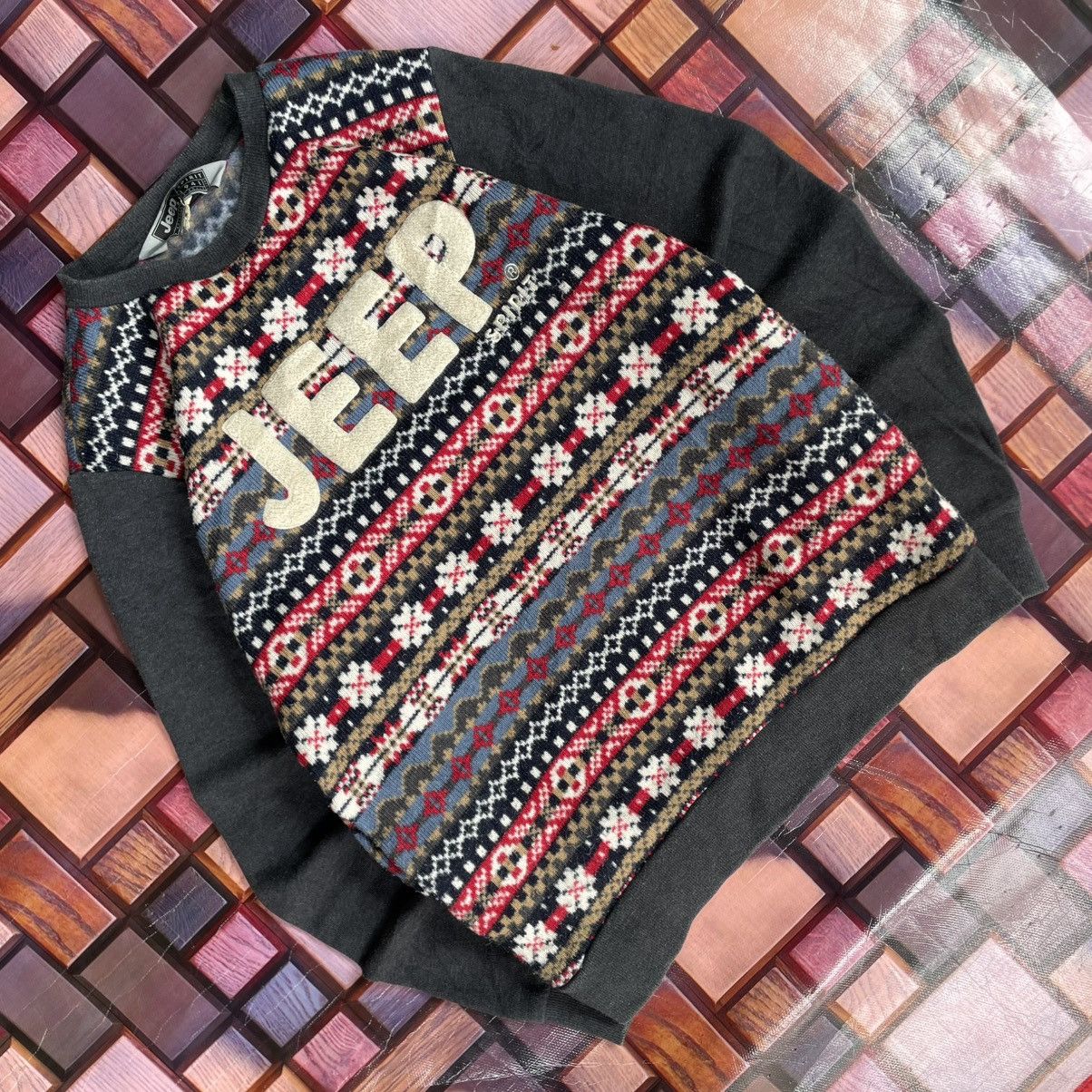 Jeep Sweater Jeep Spirit 1941 Fair Isle Vintage Unisex Size US M / EU 48-50 / 2 - 2 Thumbnail