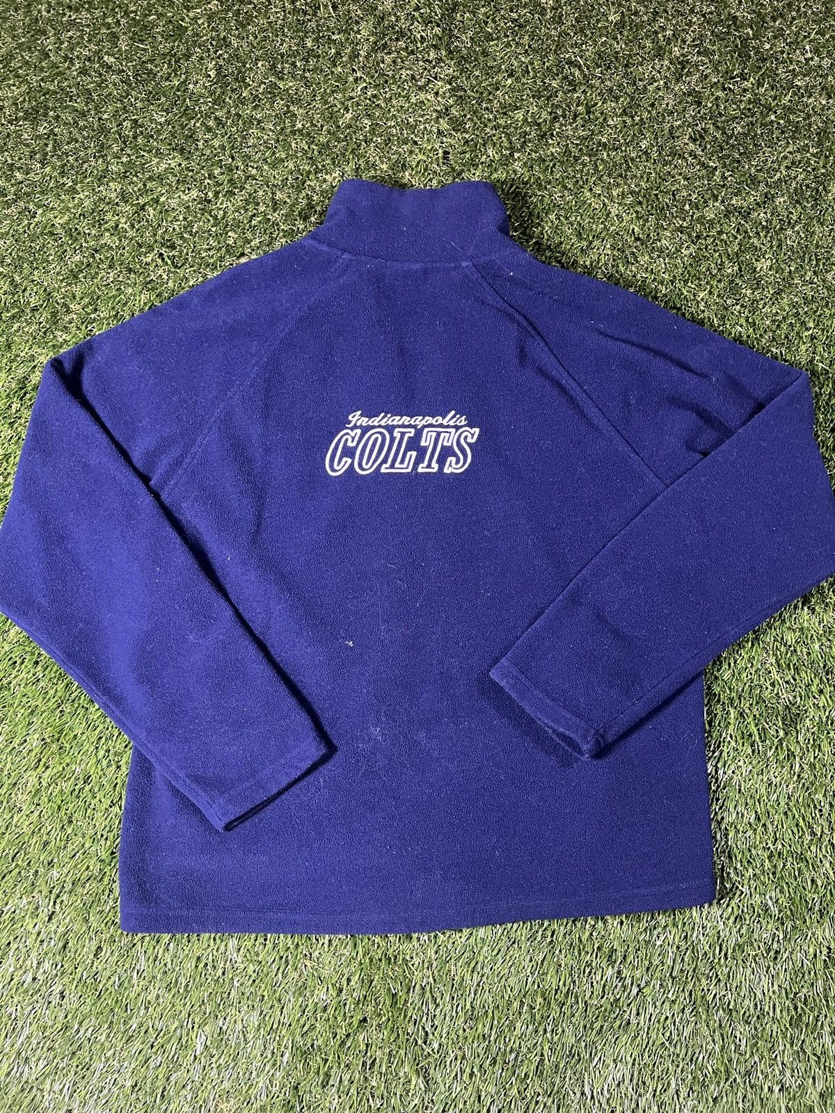 NFL Vintage Y2K Baggy Indianapolis Colts Football Fleece Jacket Size US L / EU 52-54 / 3 - 3 Thumbnail