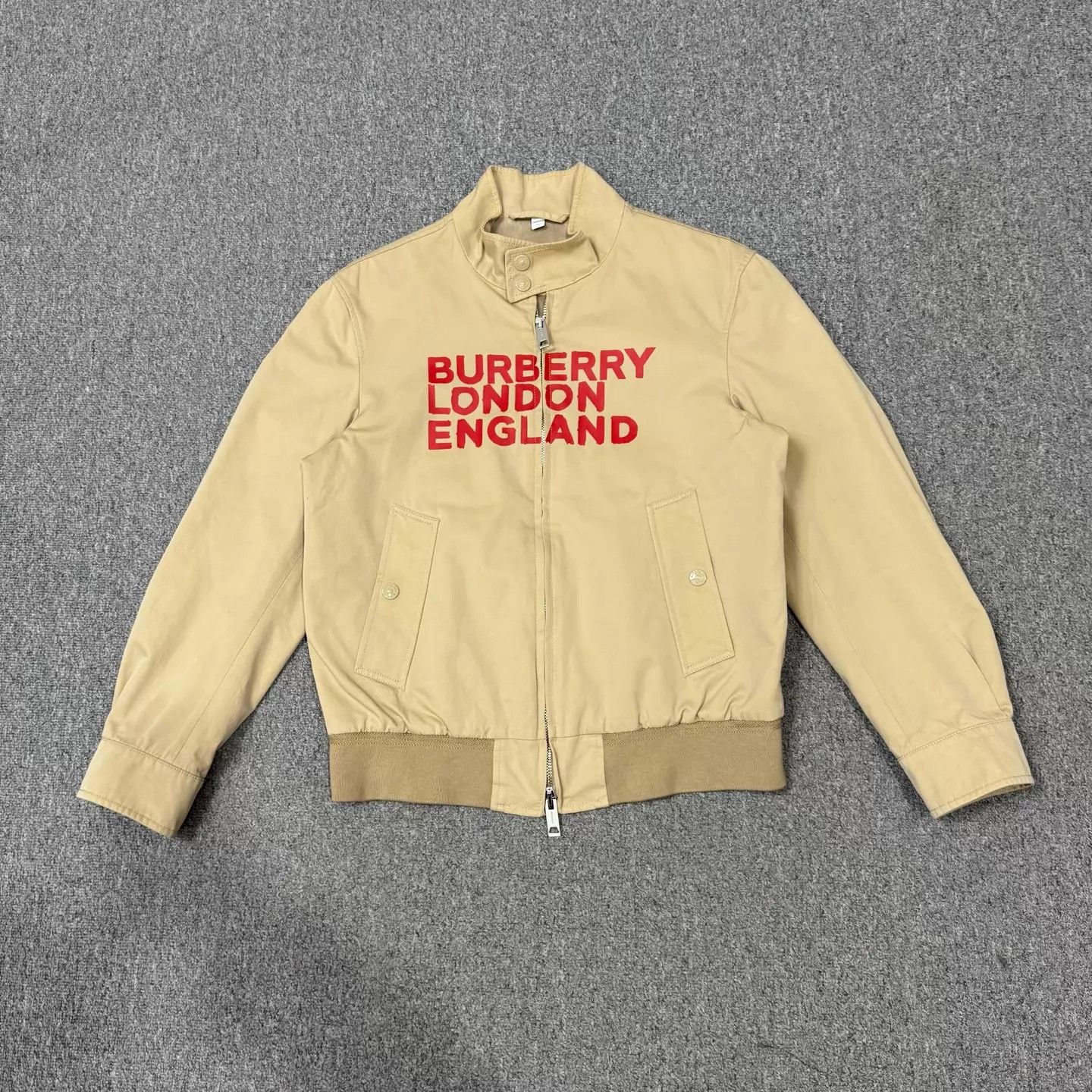 Burberry Burberry Khaki Pilot Stand Collar Jacket 50 99 New Size US M / EU 48-50 / 2 - 1 Thumbnail