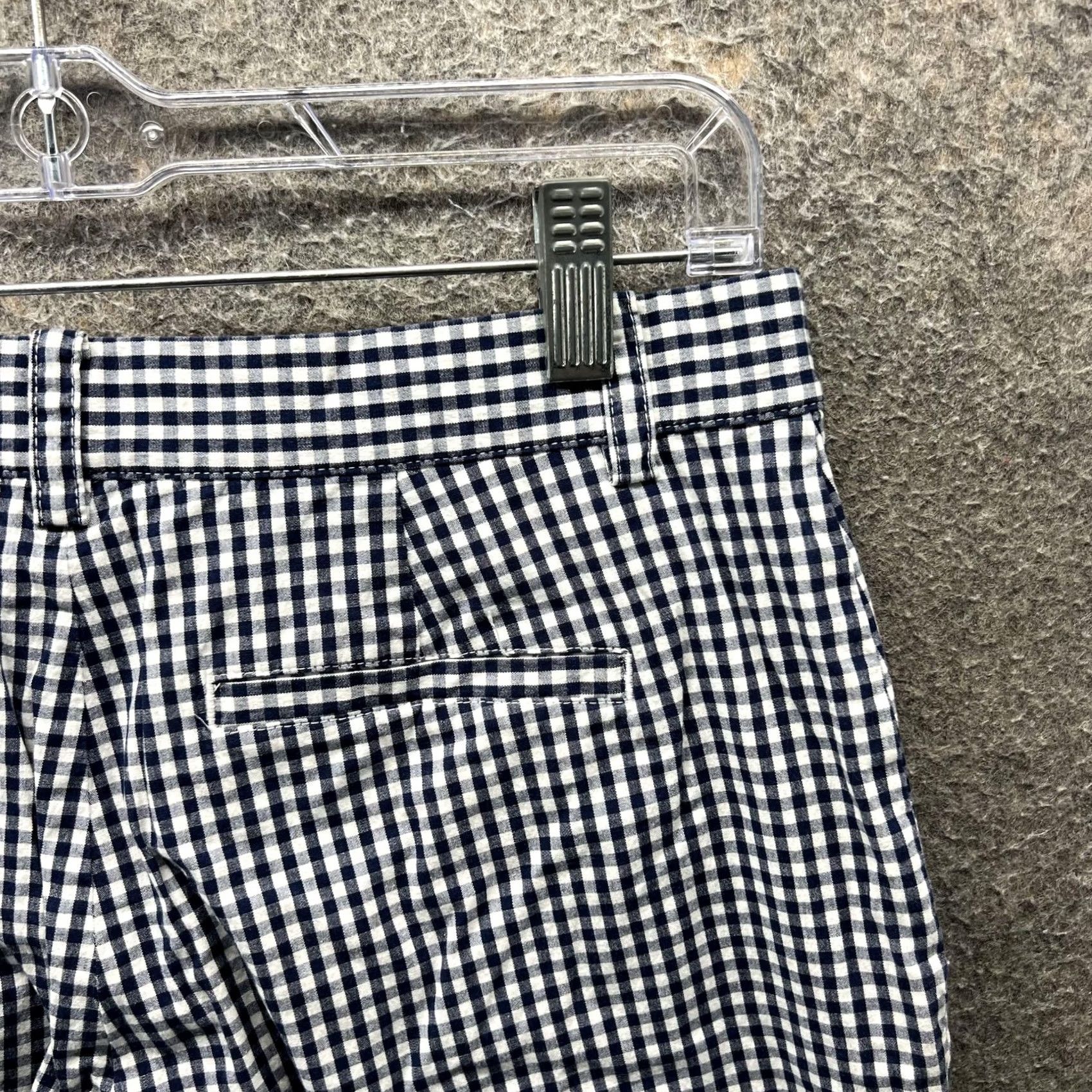 Ralph Lauren Lauren Active Ralph Lauren Pants Womens 4 Capri Blue Check Stretch Casual Size 27" / US 4 / IT 40 - 3 Thumbnail