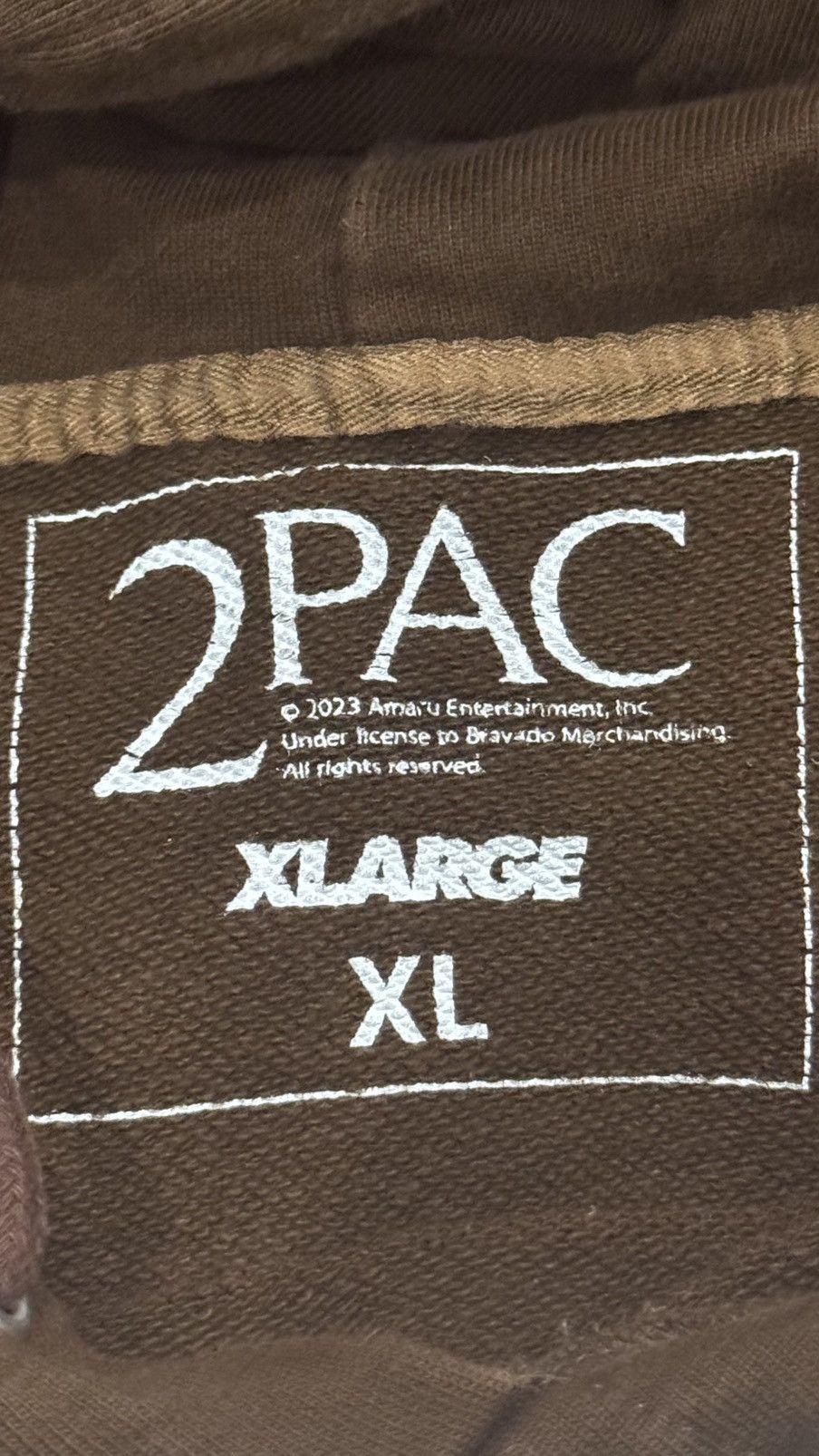 X-LARGE TUPAC x XLARGE PULLOVER HOODED SWEAT. Size US XL / EU 56 / 4 - 9 Thumbnail
