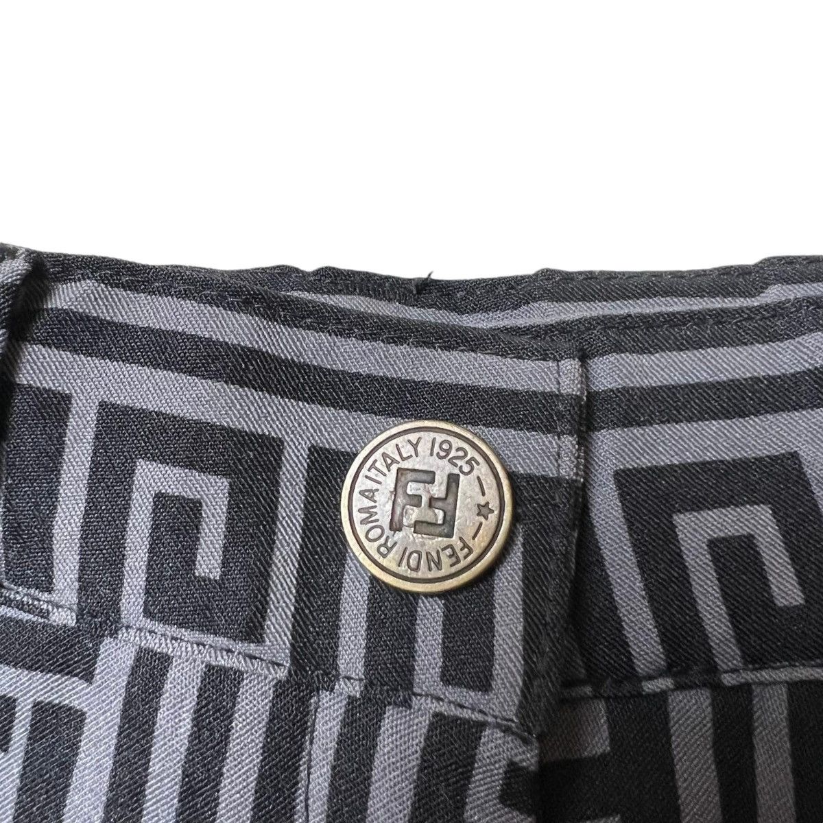 Fendi Fendi Zucca FF Logo Monogram Pants Size US 27 - 4 Thumbnail