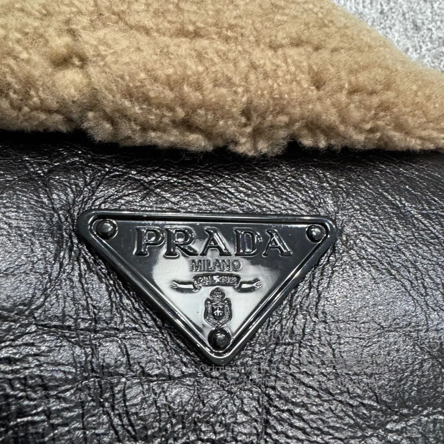 Prada prada shearling lined leather jacket. Size US S / EU 44-46 / 1 - 3 Thumbnail