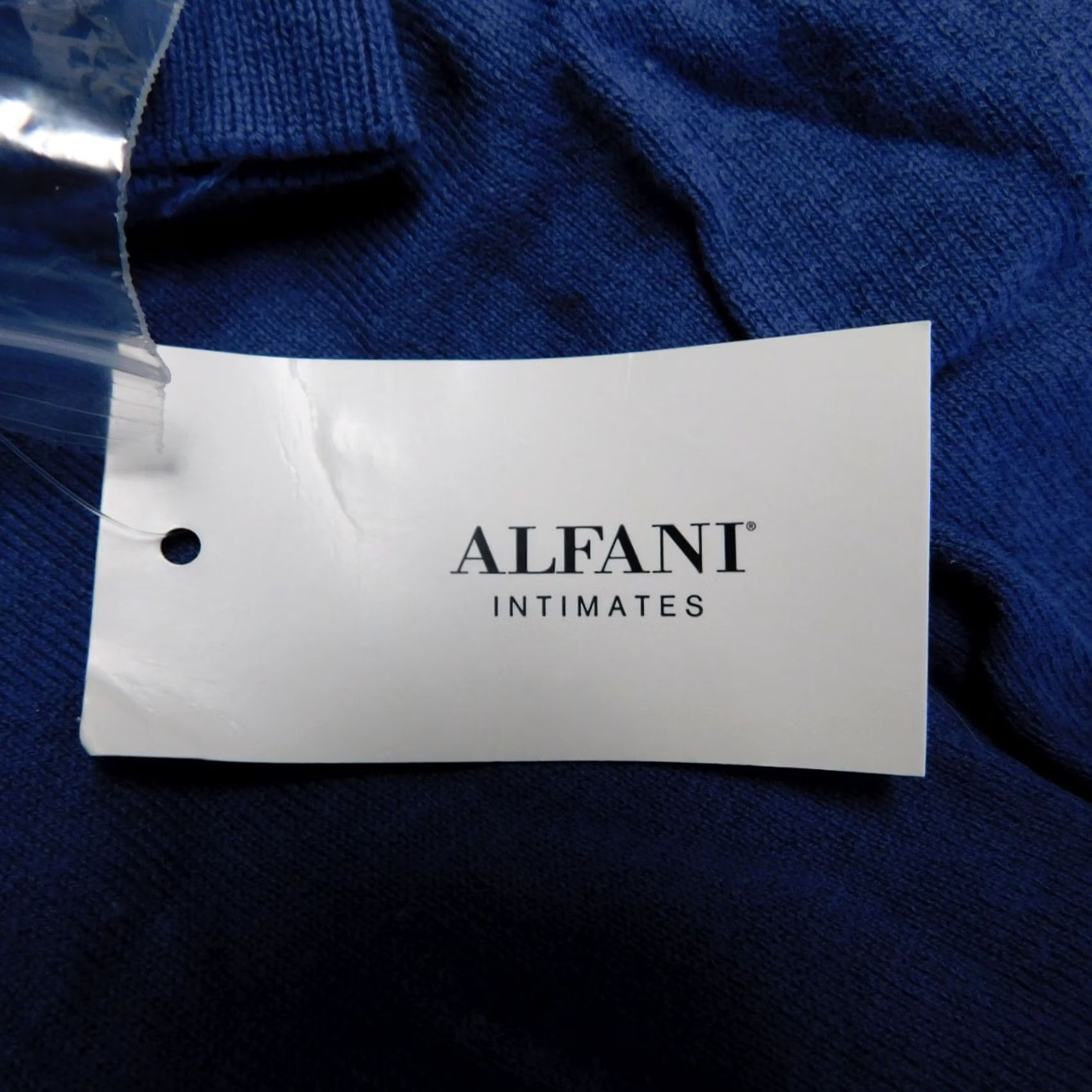 Alfani Alfani Cardigan Shirt Womens Small Blue 100% Cotton Knit V-Neck Button Lightweight Casual Fall Winter Spring Long Sleeve Knit Style 214111B237 Size S / US 4 / IT 40 - 5 Thumbnail