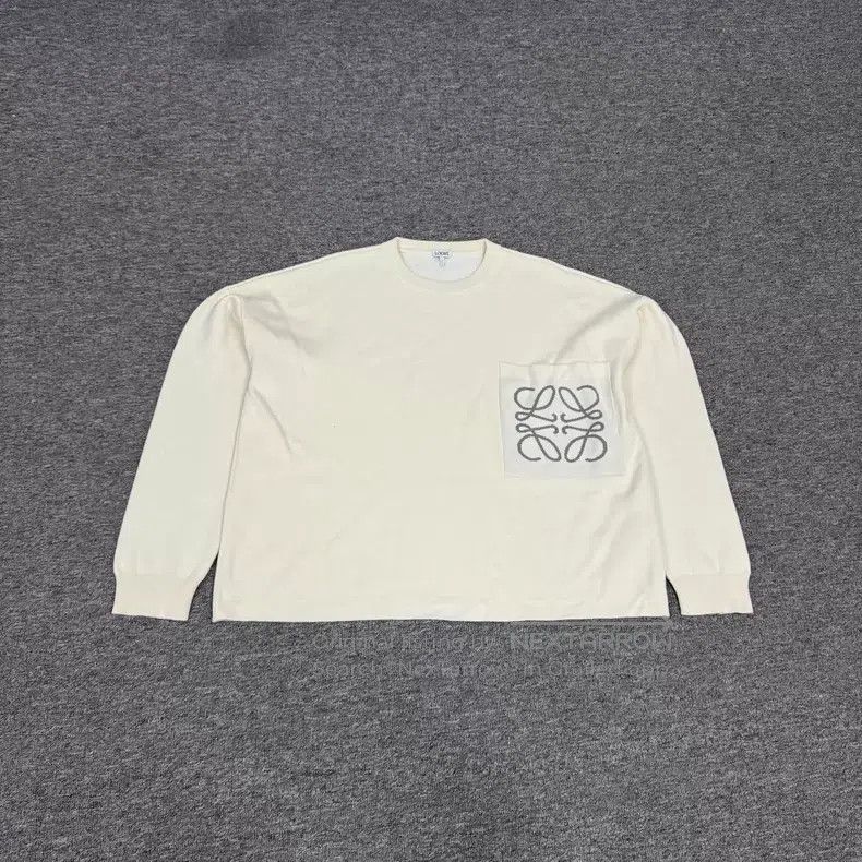 Loewe Loewe Logo Pocket Square Knit Sweatshirt Size M / US 6-8 / IT 42-44 - 2 Thumbnail