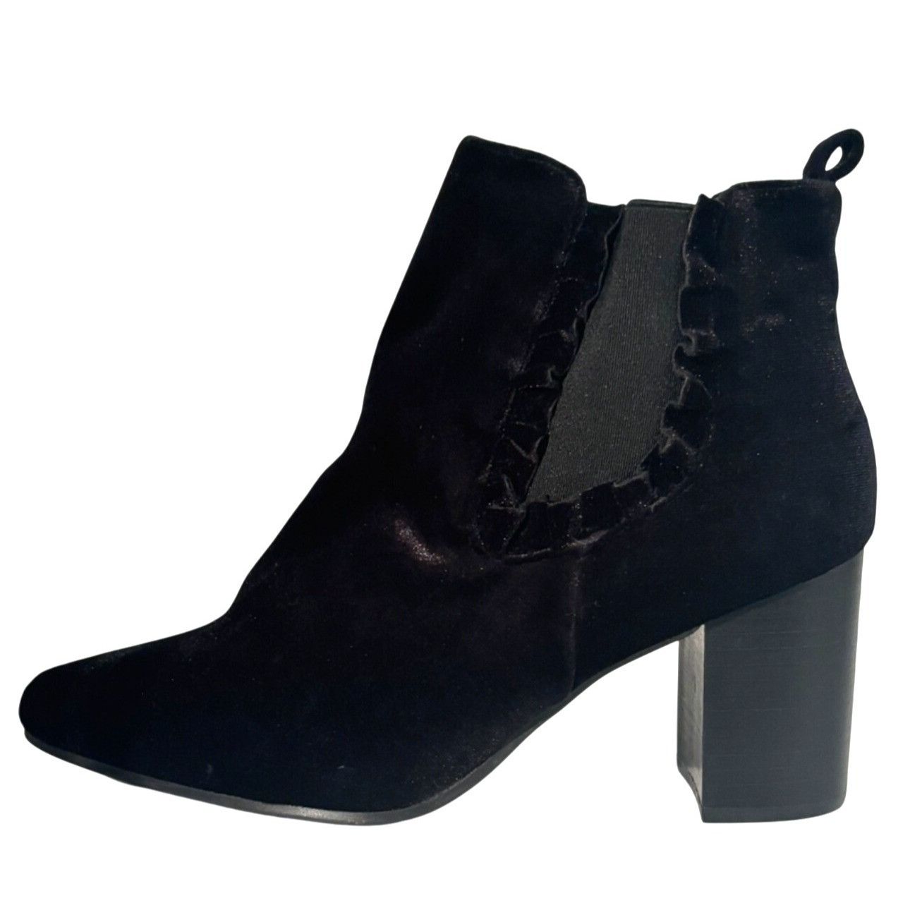 14th & Union 14th & Union Blaine Black Velvet Pointed Toe Pull-on Ankle B Size US 9 / IT 39 - 17 Thumbnail