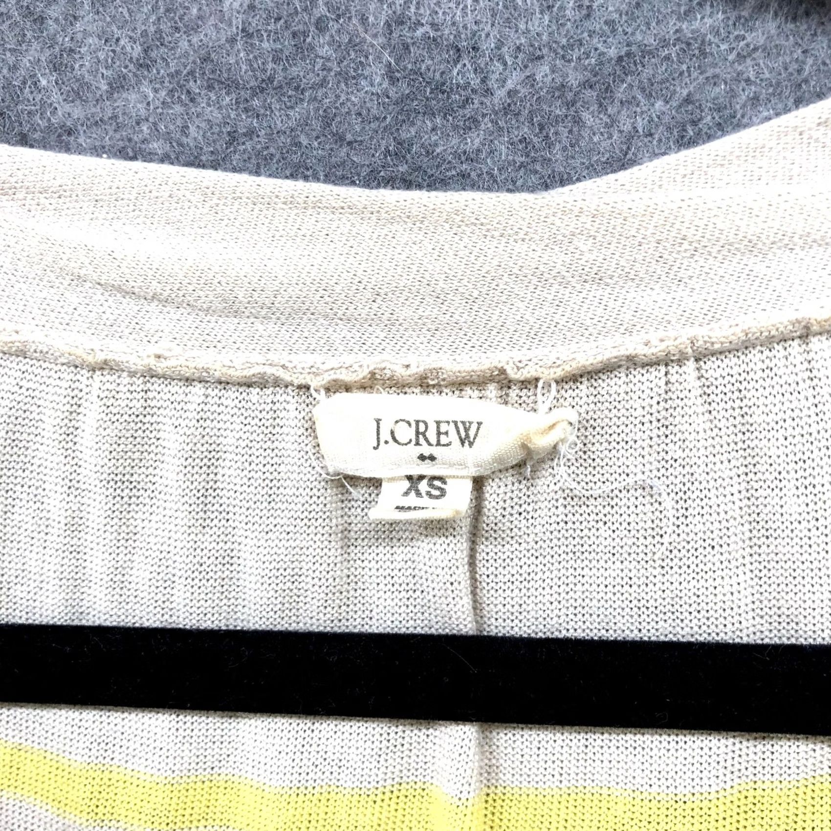 J.Crew J. Crew Silk Blend Cardigan Womens XS Lightweight Spring Yellow Tie Front Sweater Cardigan Size XS / US 0-2 / IT 36-38 - 5 Thumbnail