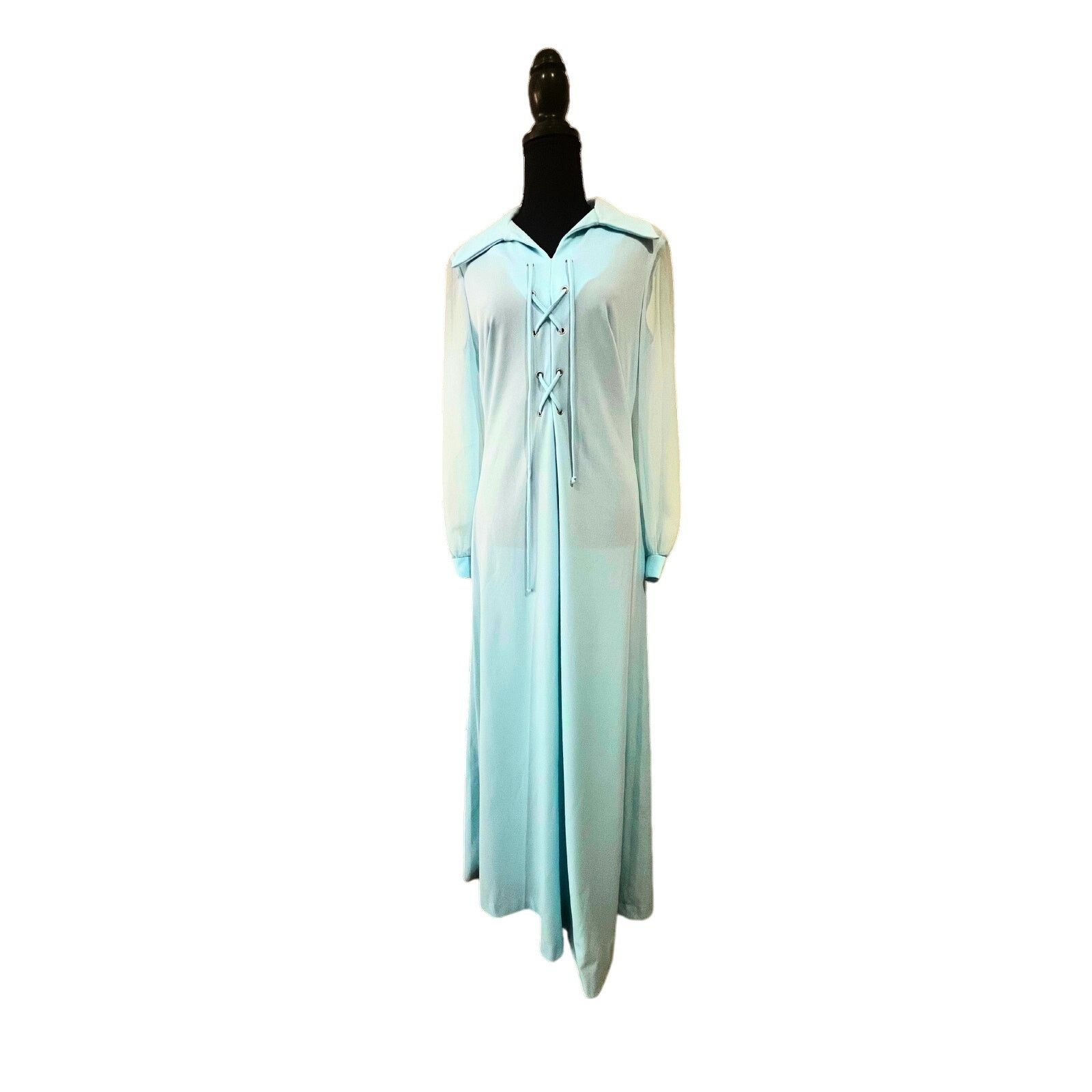 Other Vintage Seymore Levy Blue Maxi Size XL / US 12-14 / IT 48-50 - 1 Thumbnail