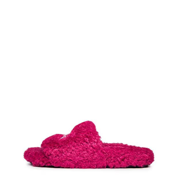 Balenciaga o1g2r1mq0924 Fur Slippers in Pink Size US 5 / IT 35 - 2 Thumbnail