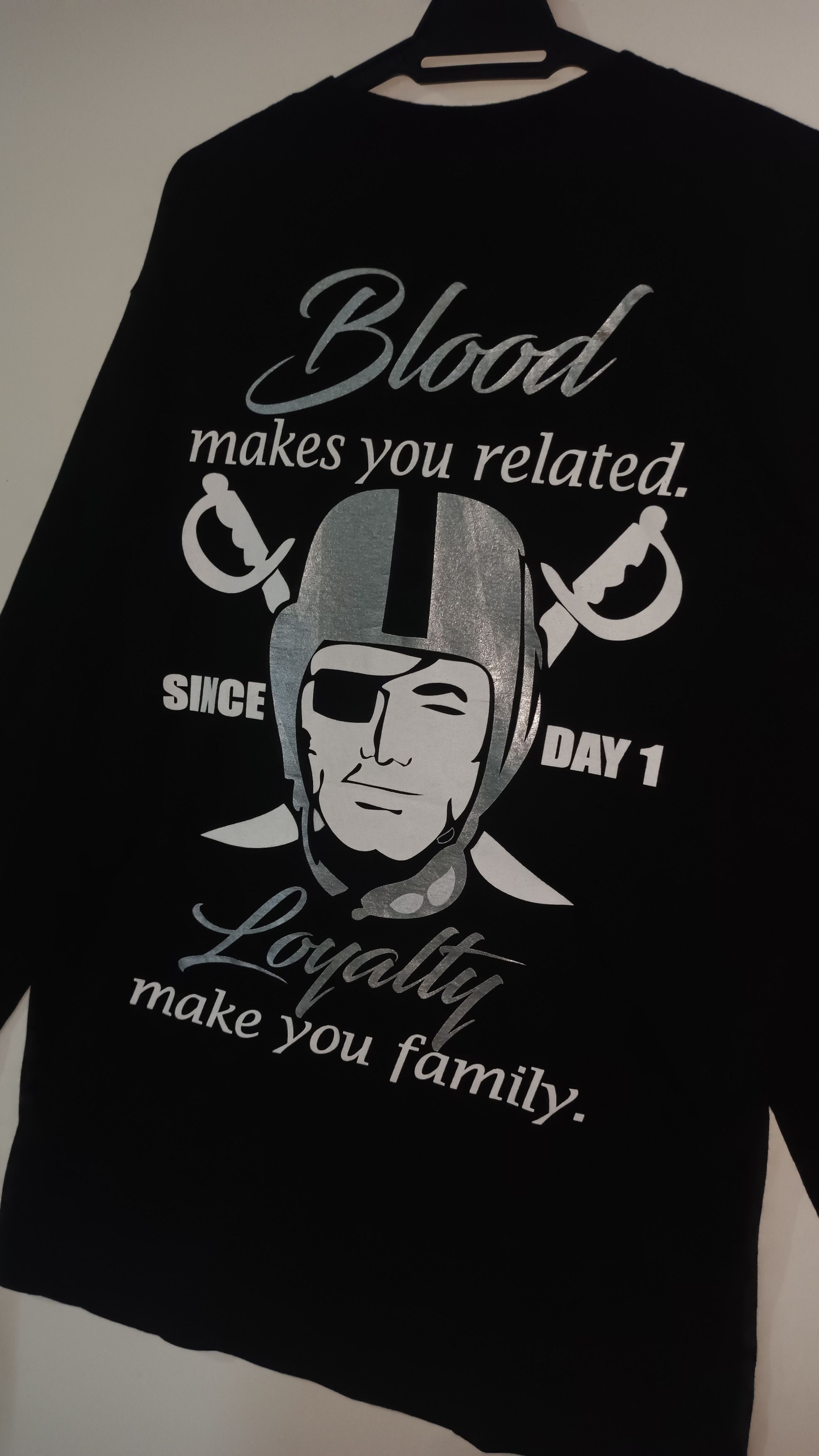 NFL × Sports Specialties Vintage🔥🔥 Raiders Big Logo Long Sleeve Size US L / EU 52-54 / 3 - 6 Thumbnail