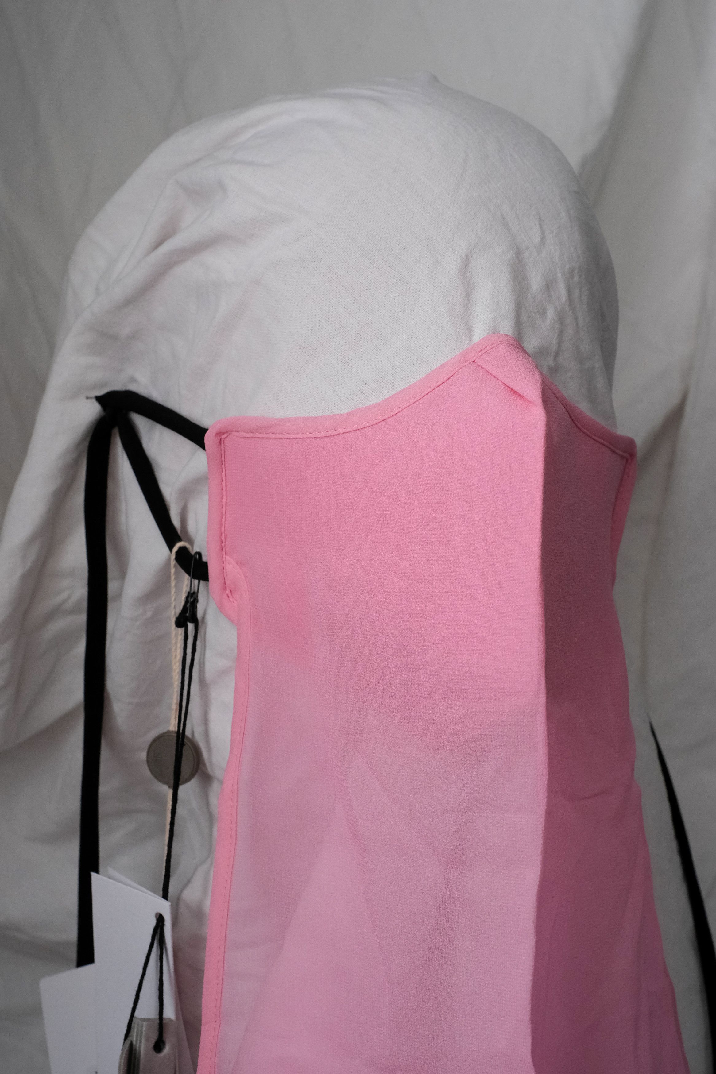 Rick Owens Rick Owens PHLEGETHON SS21 LONG MASK 183 POP PINK Size ONE SIZE - 2 Thumbnail