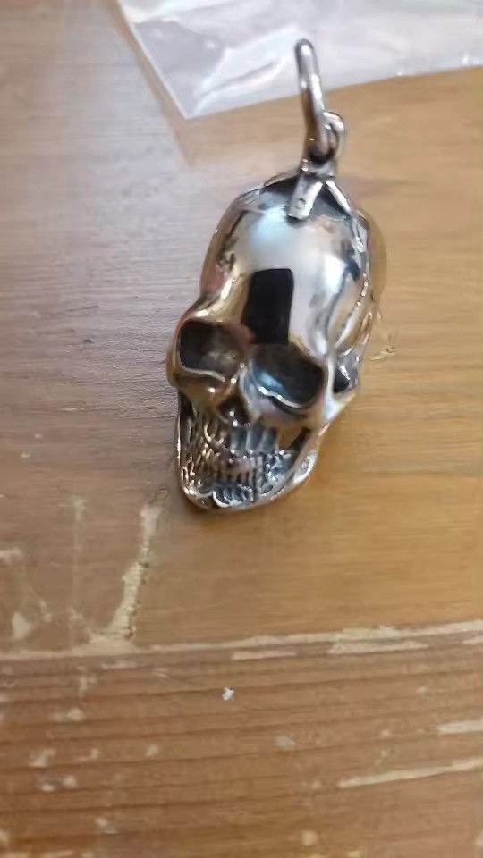 Jewelry Goth Skull Pendant Necklace Size ONE SIZE - 9 Thumbnail