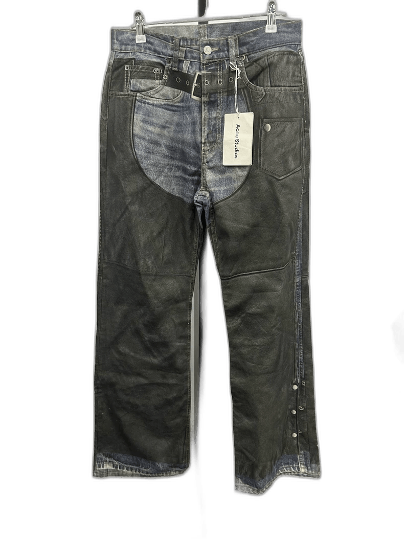 Acne Studios Acne Studios Loose Denim Pants with Unique Print-yf Size US 44 / EU 60 - 1 Thumbnail