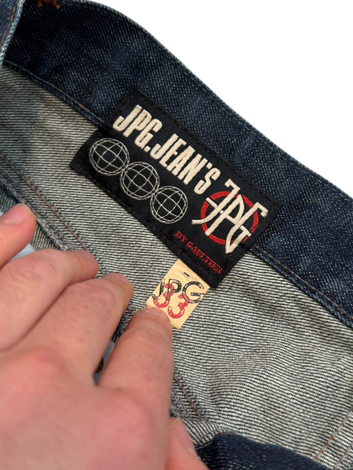 Jean Paul Gaultier 2000’s Foliage Flare Denim Pants Size US 33 - 9 Thumbnail