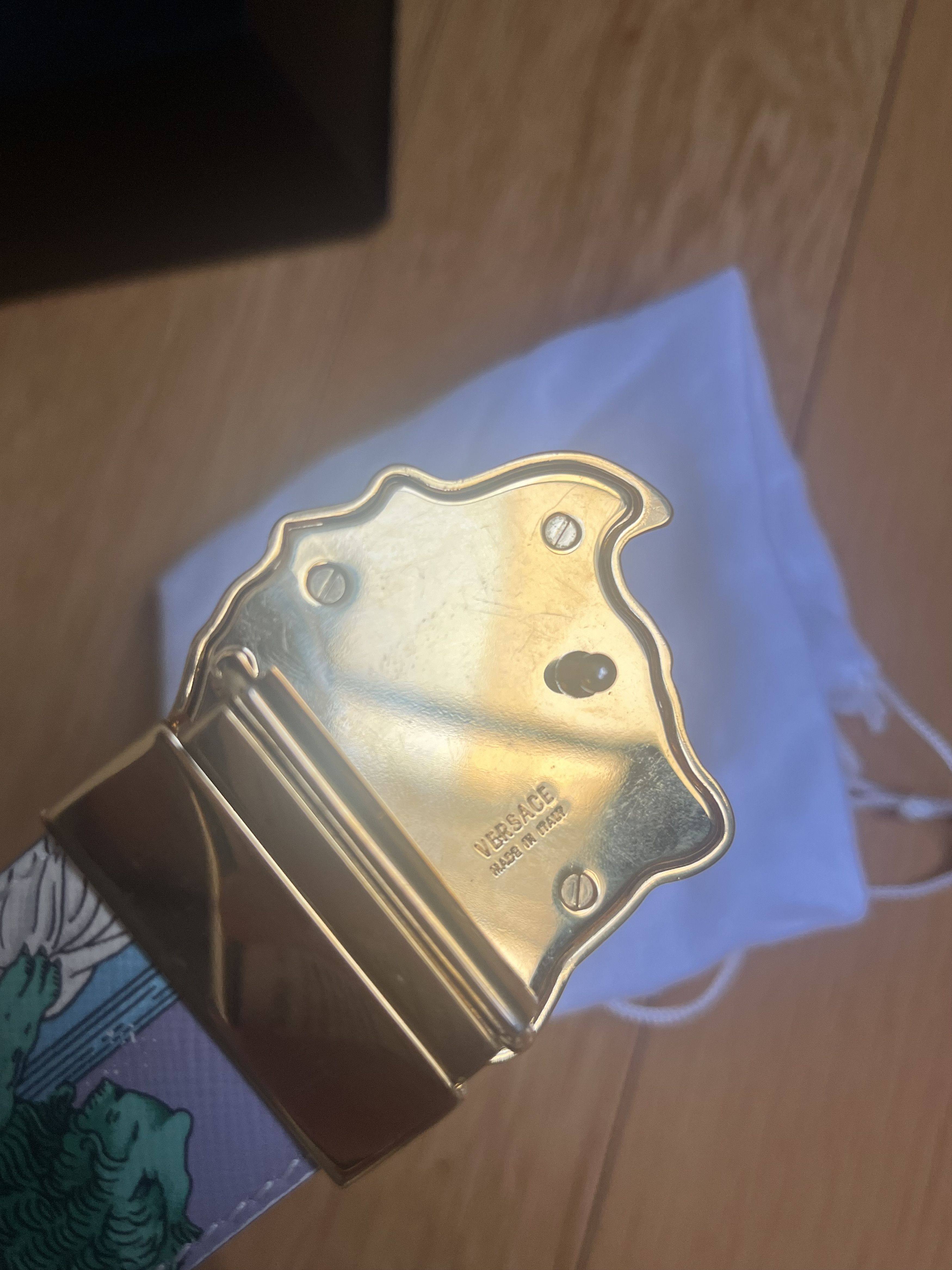 Versace Versace Reversible Belt Size 30 - 6 Thumbnail