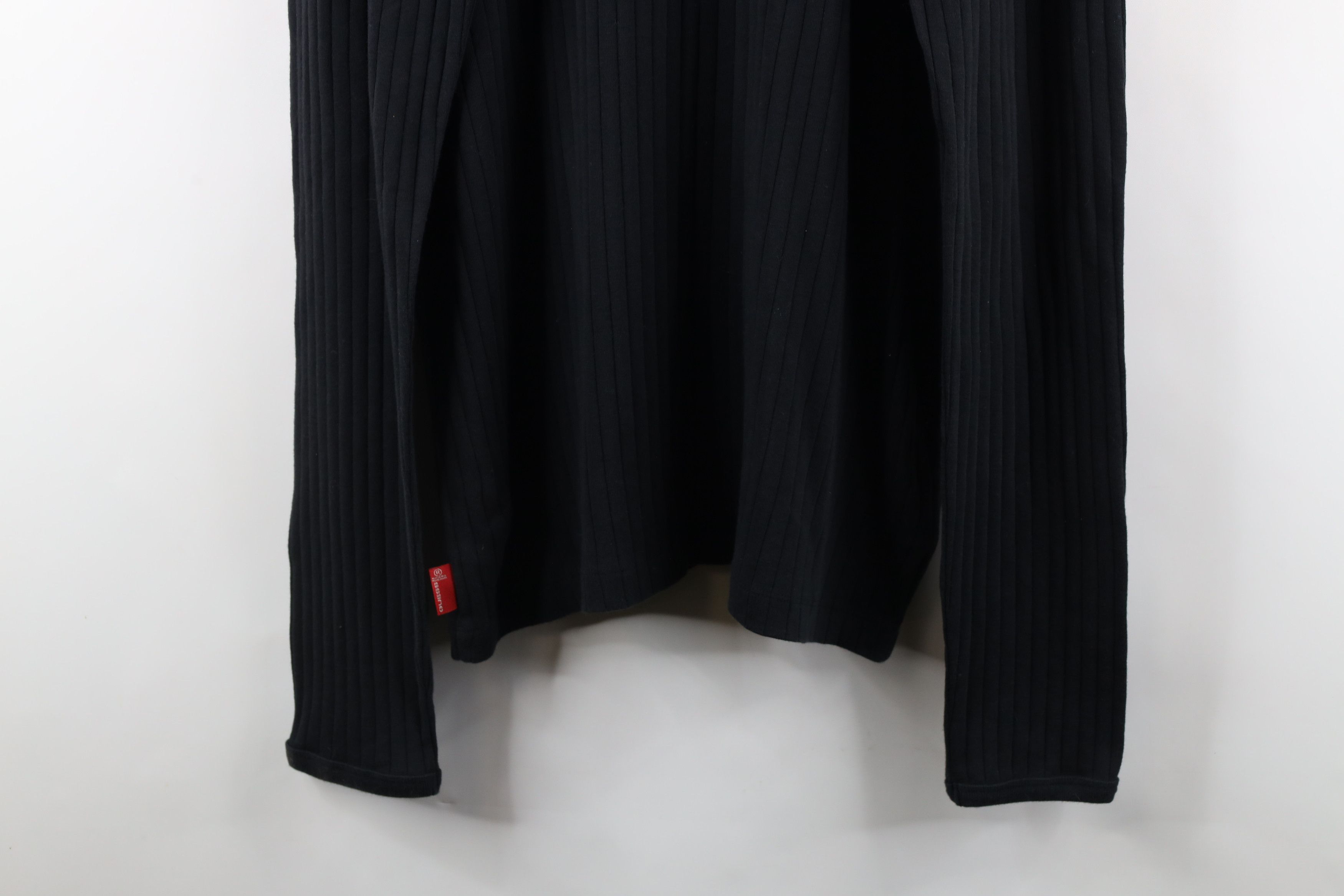 Guess × Vintage Vintage 90s Guess Ribbed Knit Long Sleeve V-Neck T-Shirt Size US XL / EU 56 / 4 - 8 Thumbnail