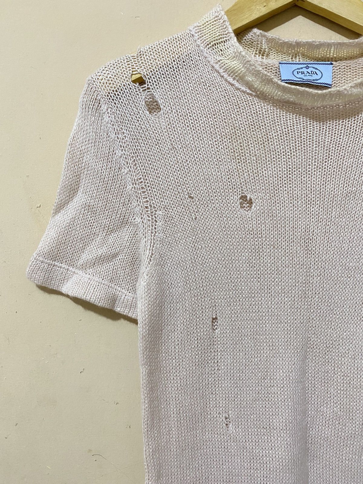 Prada Prada Mohair Distressed Style Knit Size XS / US 0-2 / IT 36-38 - 3 Thumbnail