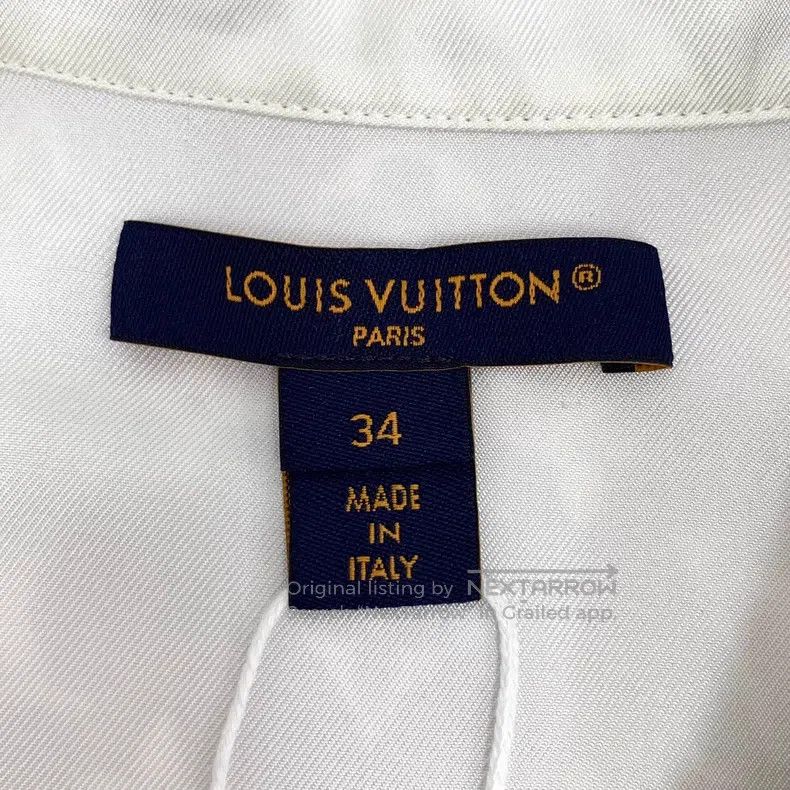 Louis Vuitton Louis Vuitton Silver logo presbyopic printed mulberry silk Size XXS / US 00 / IT 34 - 5 Thumbnail