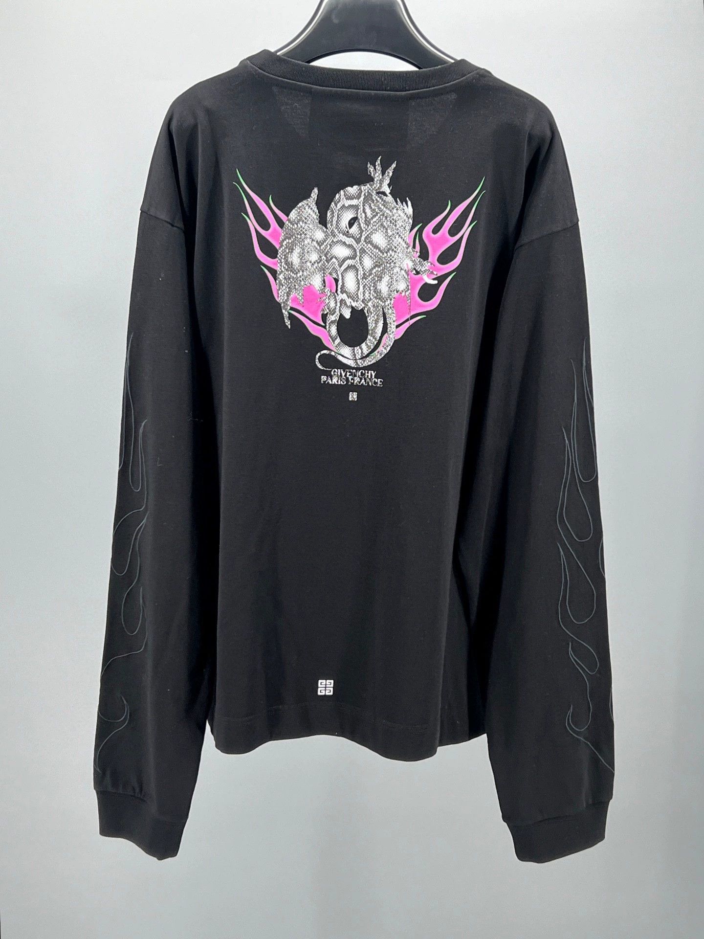 Givenchy givenchy black cotton long sleeve t-shirt Size US M / EU 48-50 / 2 - 4 Thumbnail