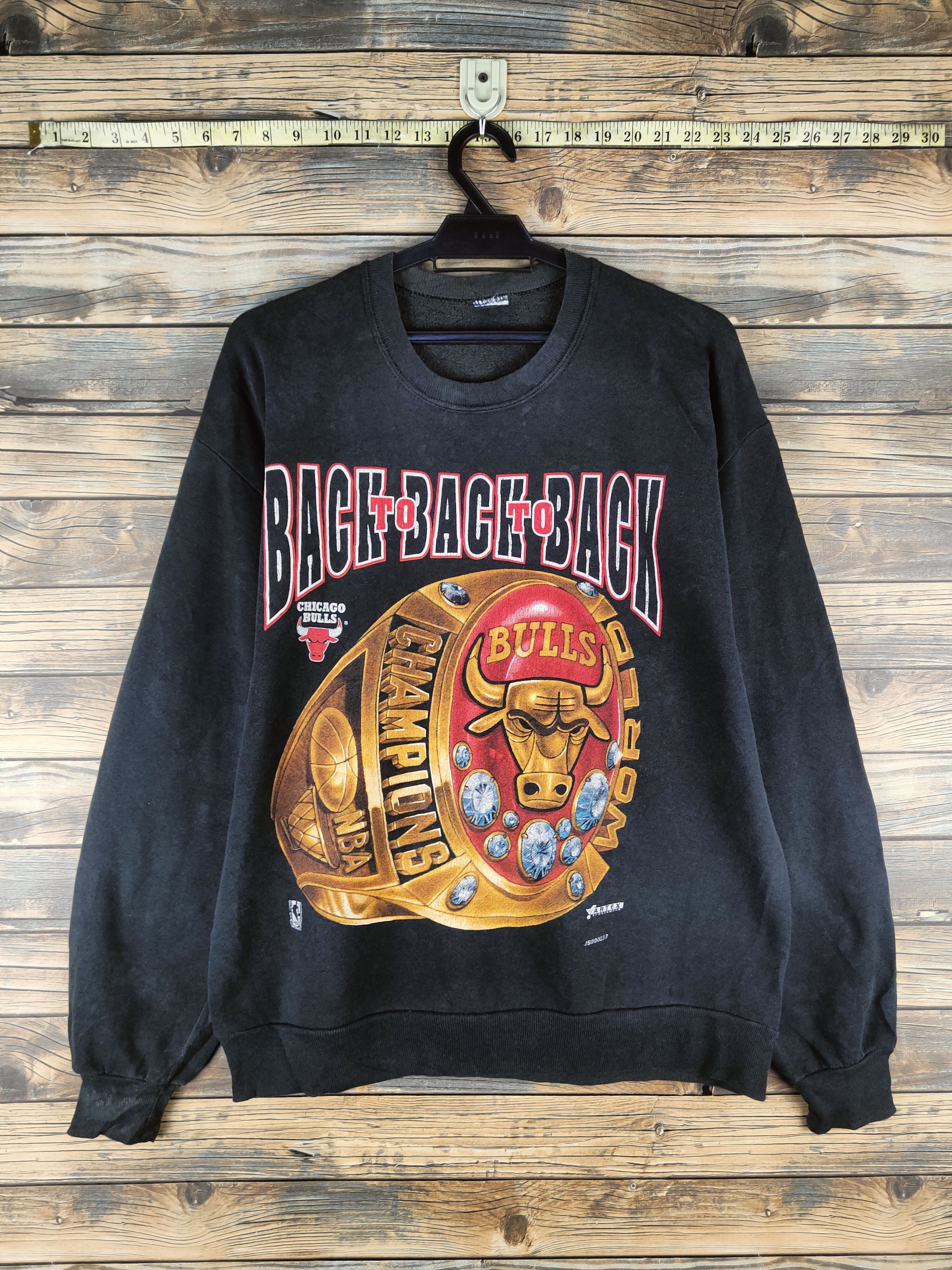Japanese Brand Vintage 🔥Japanese Brand Black Faded Sweatshirts Size US L / EU 52-54 / 3 - 1 Thumbnail